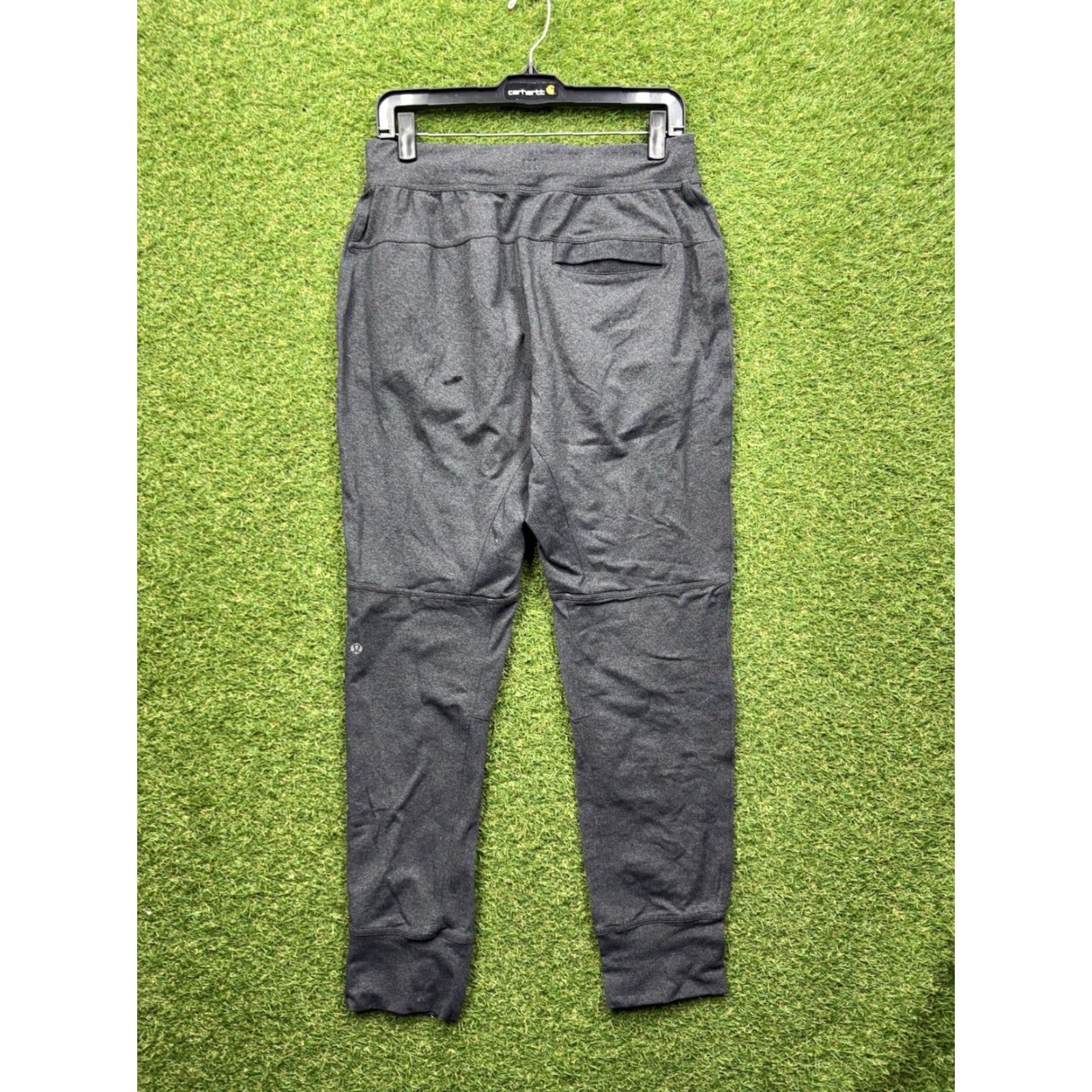 Lululemon Lululemon Intent Jogger Sweatpants Mens M Gray Tapered Regular Waist 30in Zip Pocket Pockets Moisture Wicking Athletic Fit Luon Stretch M5569S Size US 31 - 2 Thumbnail