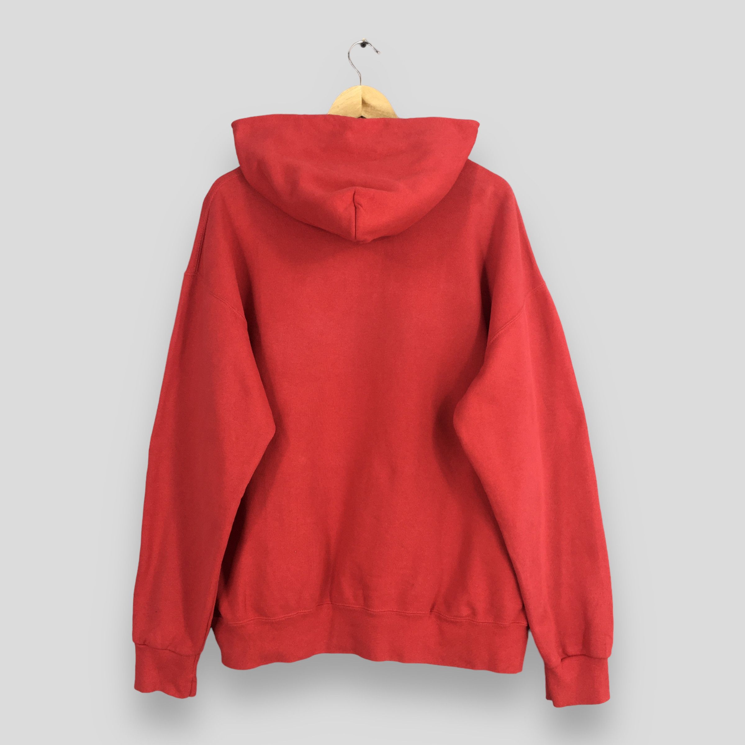 NBA Vintage 90s NBA Chicago Bulls Red Hoodie Sweatshirt Large Size US L / EU 52-54 / 3 - 8 Thumbnail