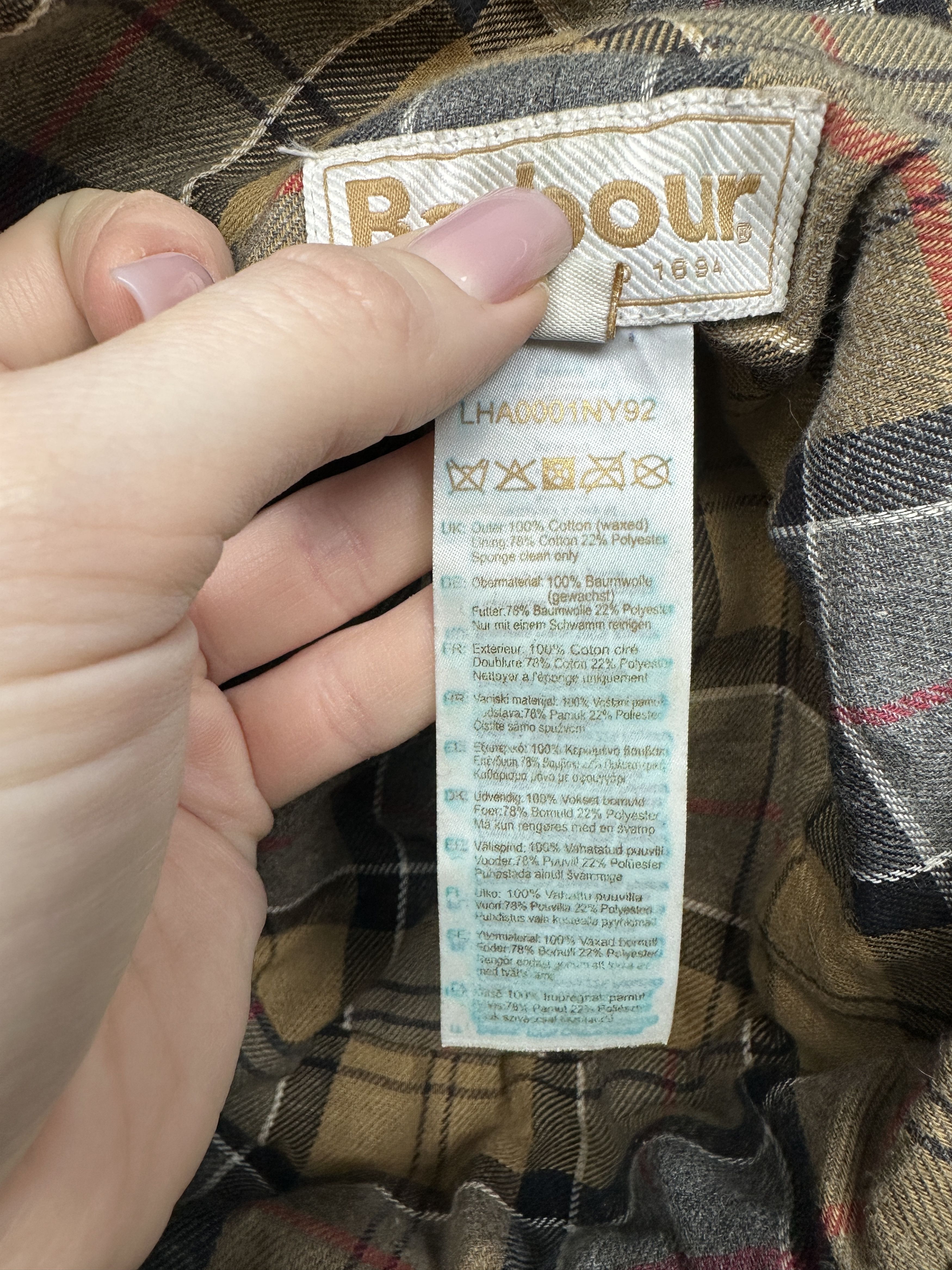 Barbour Barbour WAX Vintage Mens Bucket Hat Cap Size ONE SIZE - 6 Thumbnail