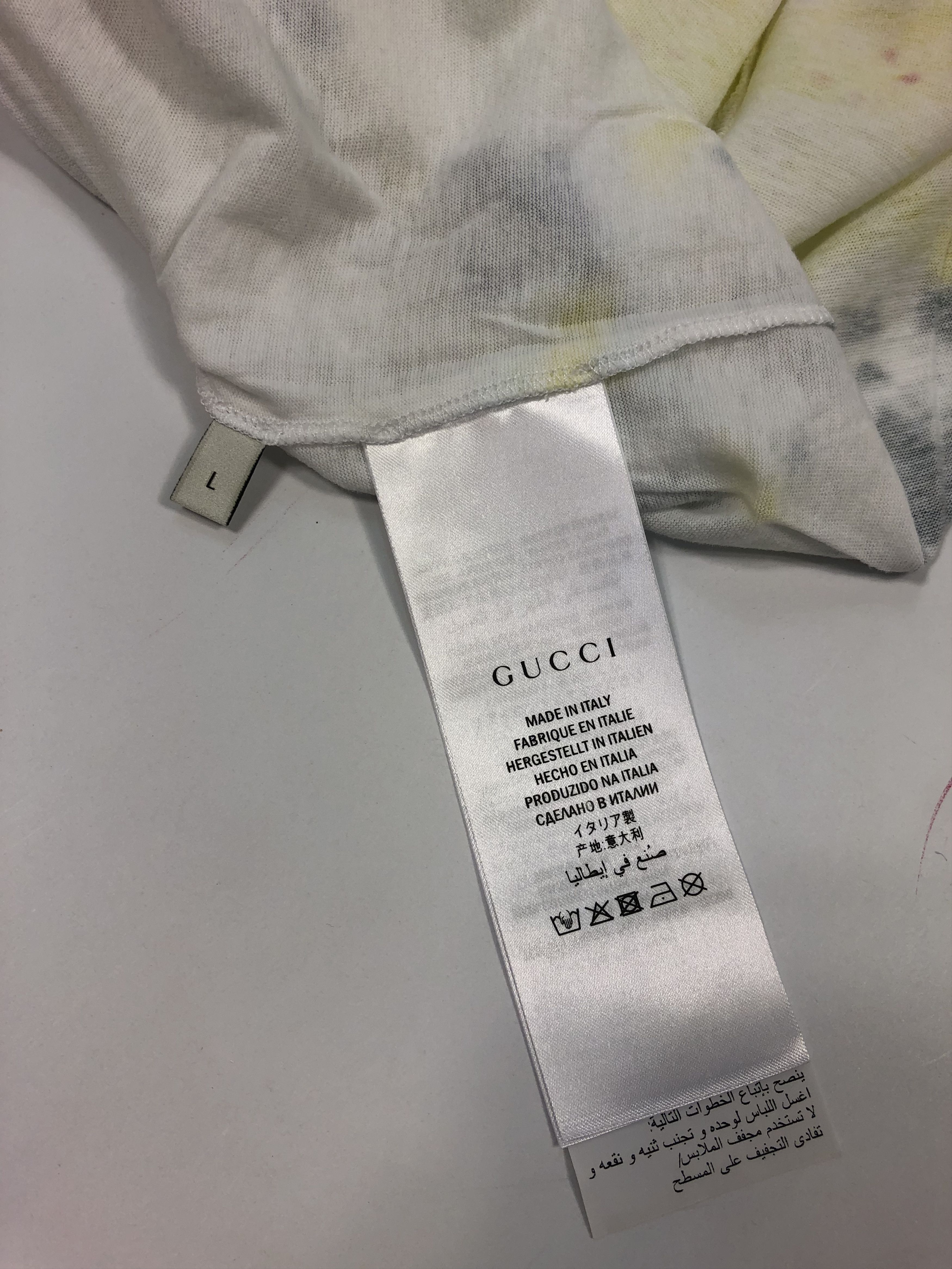 Gucci Classic Gucci tie dye T-shirt Size US L / EU 52-54 / 3 - 3 Thumbnail