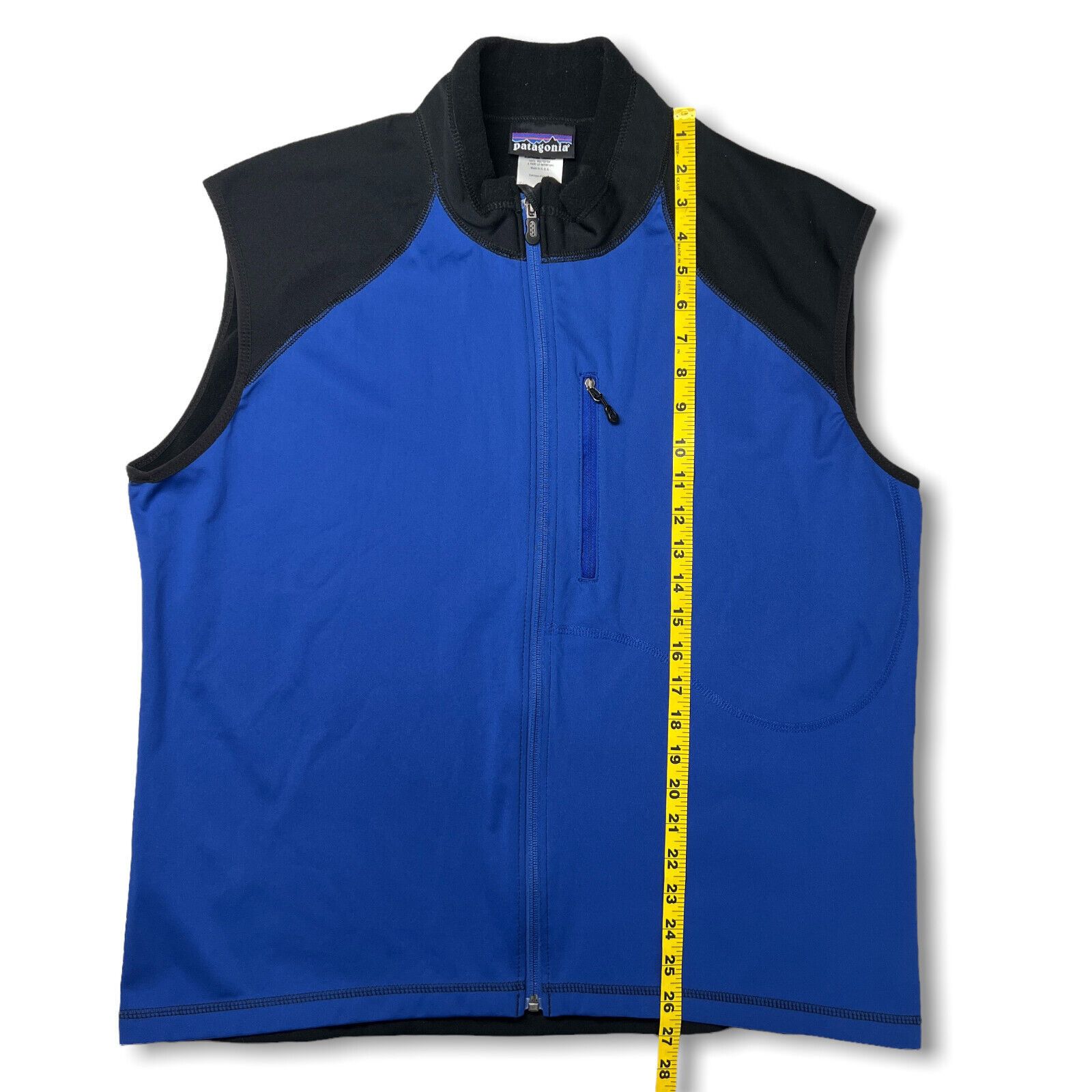 Patagonia Patagonia Wind Shield Vest Blue XL Hybrid Soft Shell Size US XL / EU 56 / 4 - 4 Thumbnail