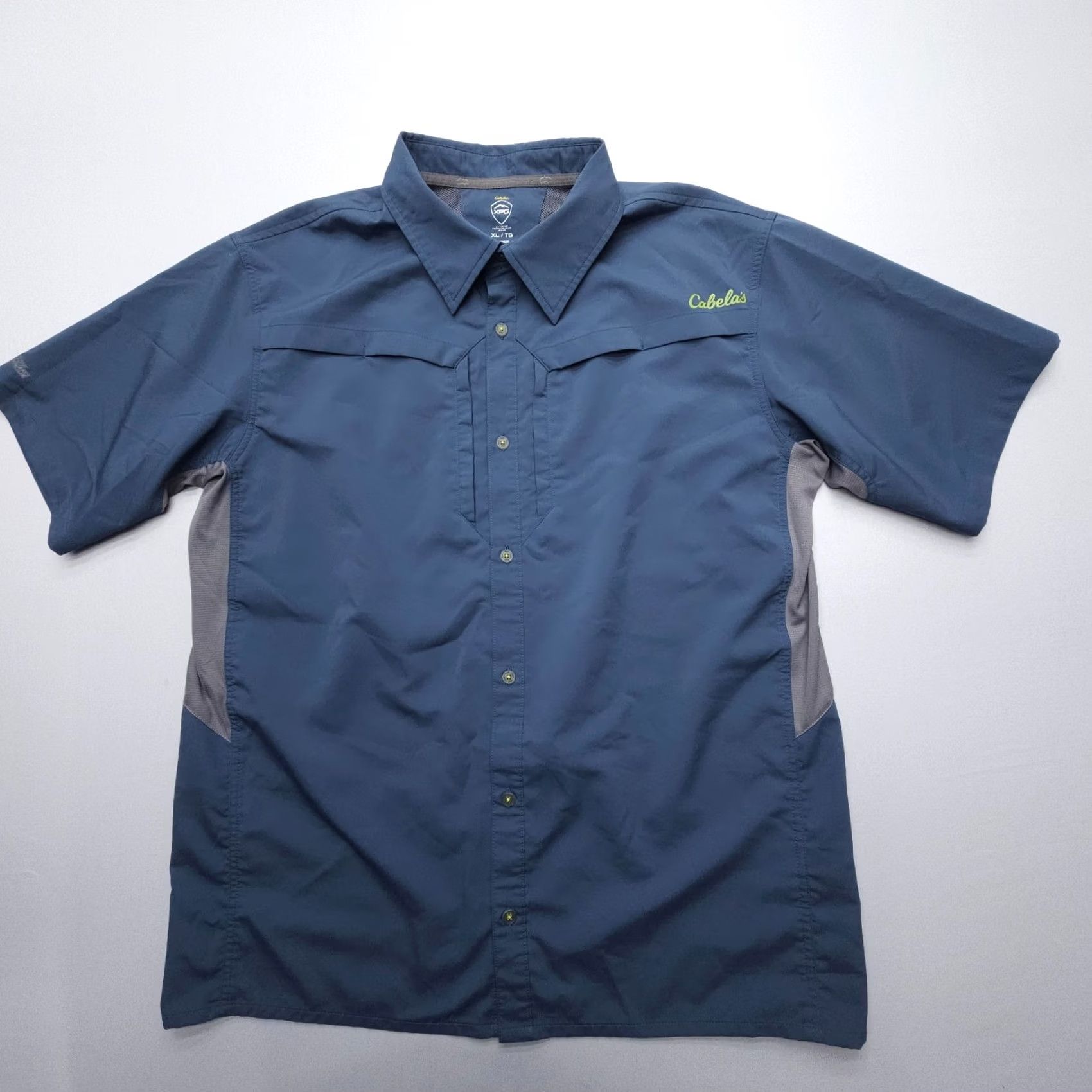 Vintage Cabela's XPG Vented Shirt Mens XL Blue Hiking Fishing Outdoor Sports Tech Light Shirt Size US XL / EU 56 / 4 - 2 Thumbnail