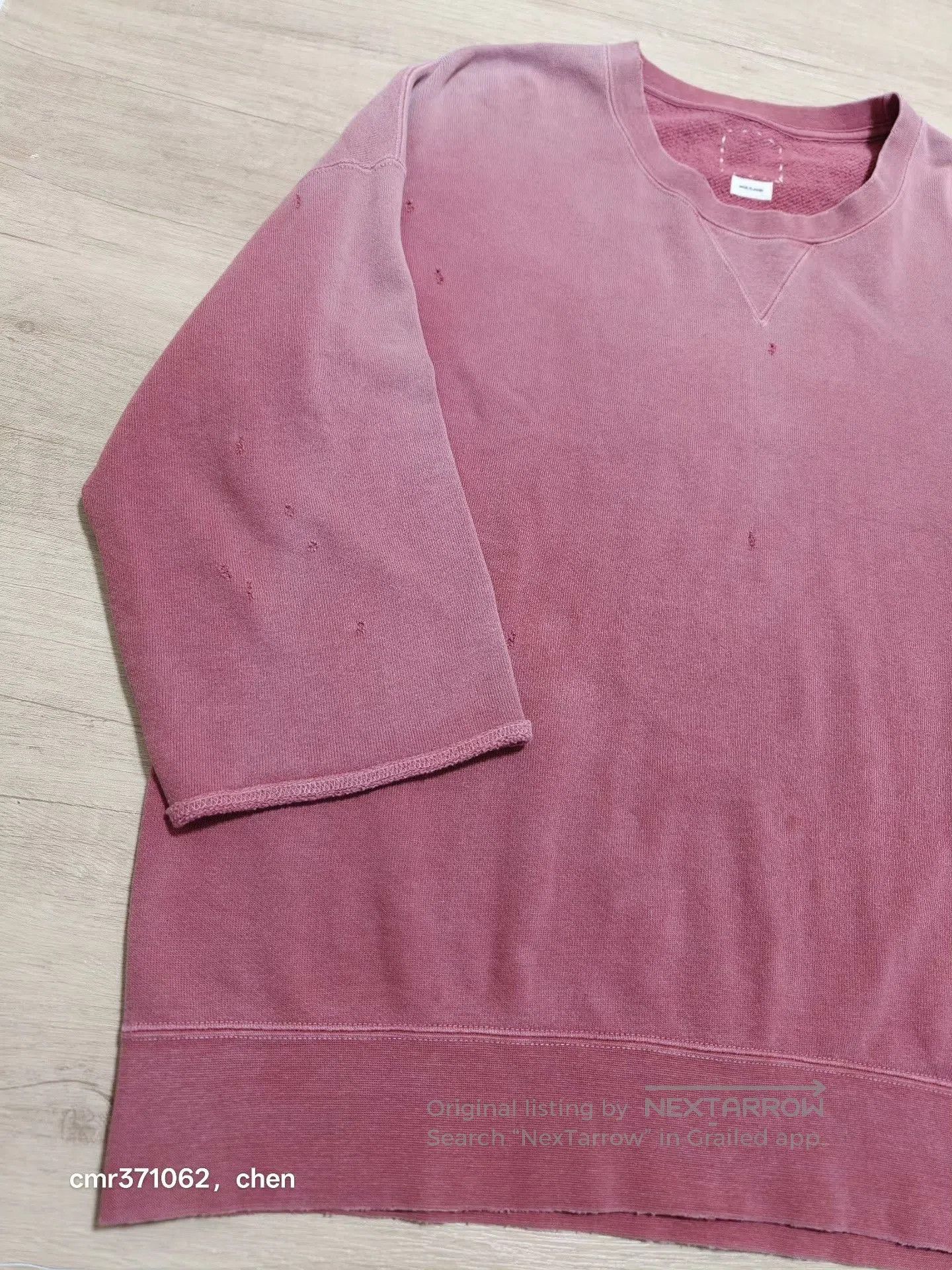 Visvim visvim 21AW Jumbo Sweat 3/4 Crash. Size US M / EU 48-50 / 2 - 3 Thumbnail