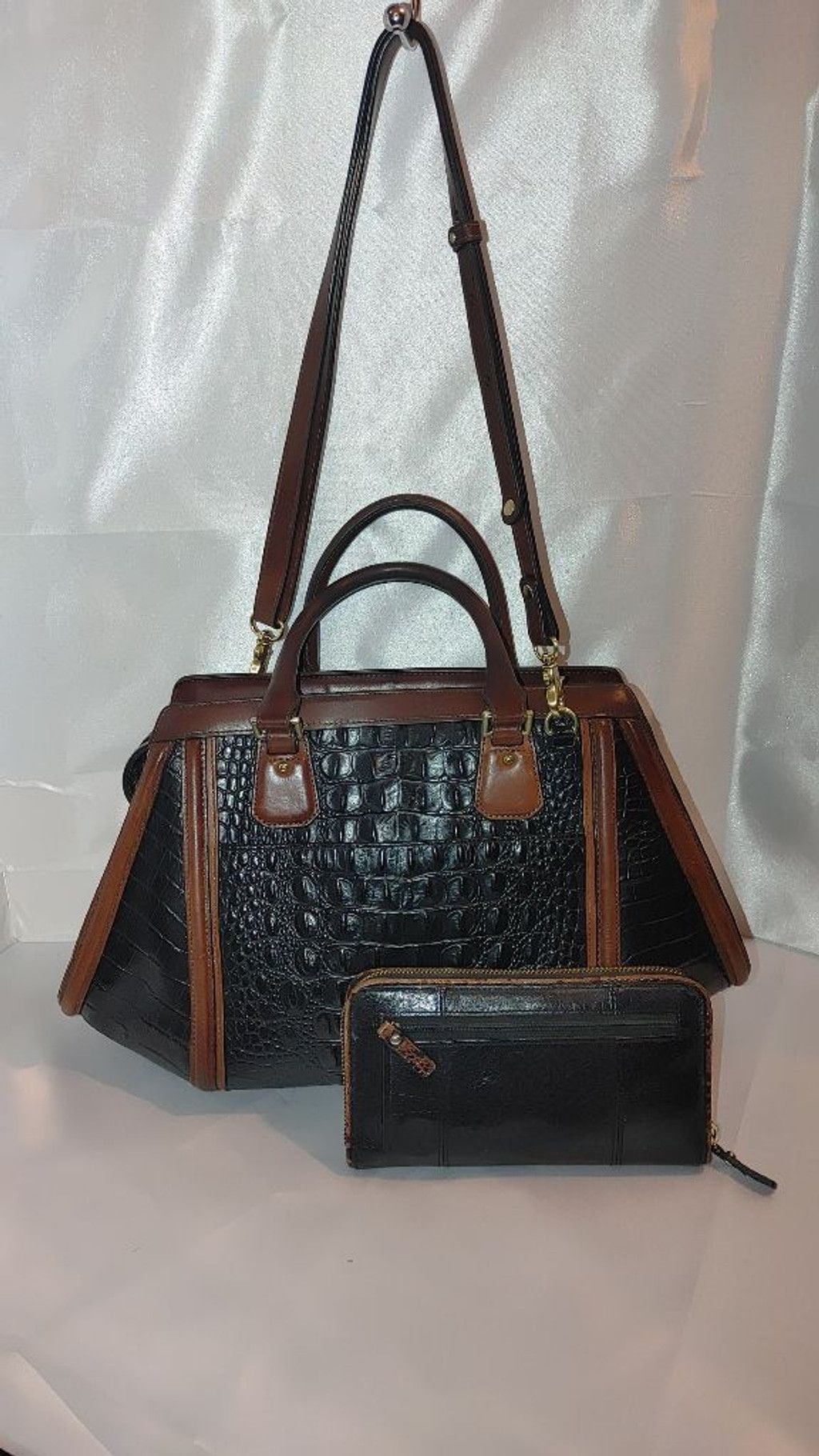 BRAHMIN Brahmin Arden Tortoise Melbourne Satchel Size ONE SIZE - 3 Thumbnail