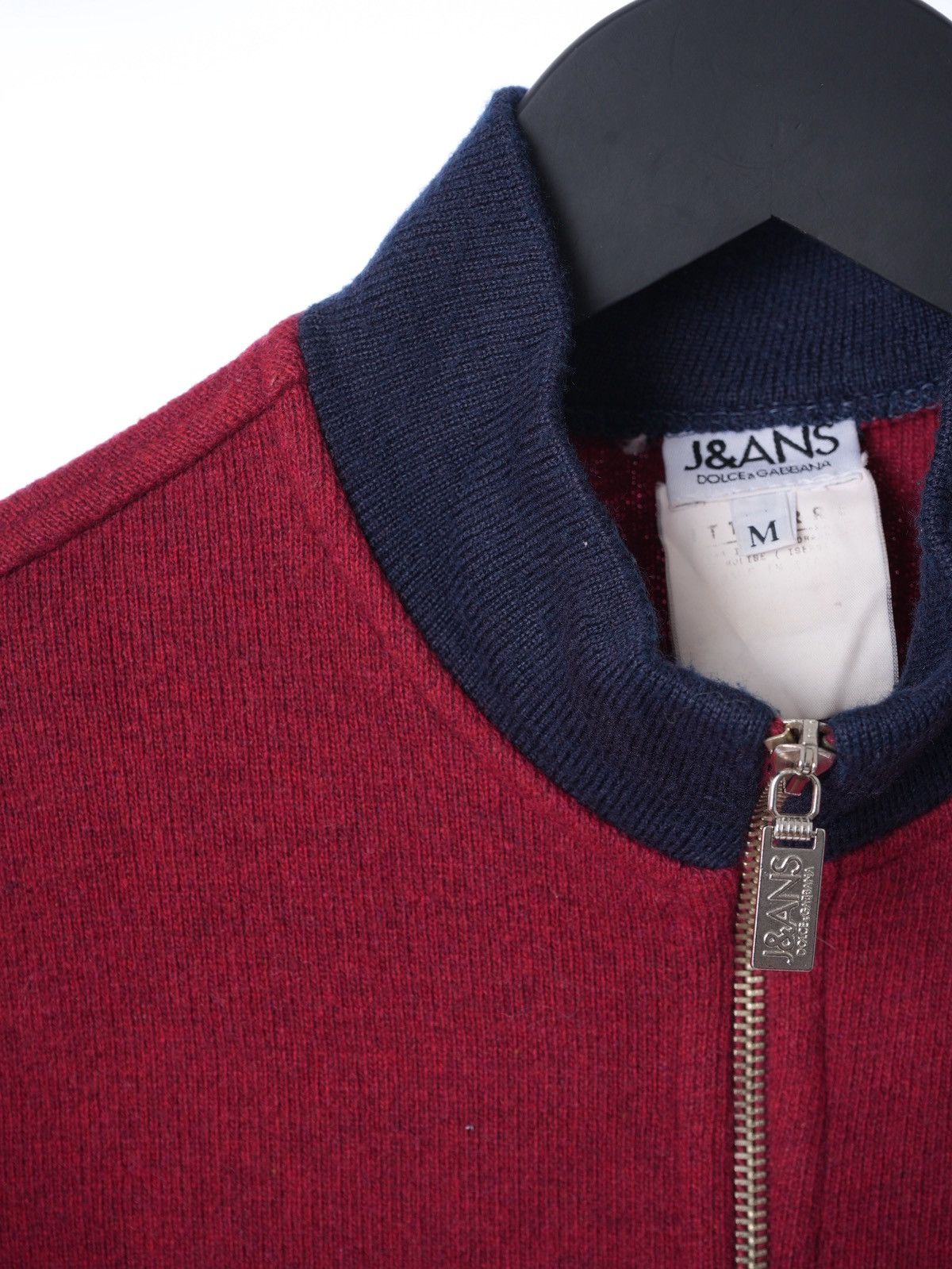 Dolce & Gabbana Women's D&G Full Zip Merino Wool Sweater M Size M / US 6-8 / IT 42-44 - 3 Thumbnail