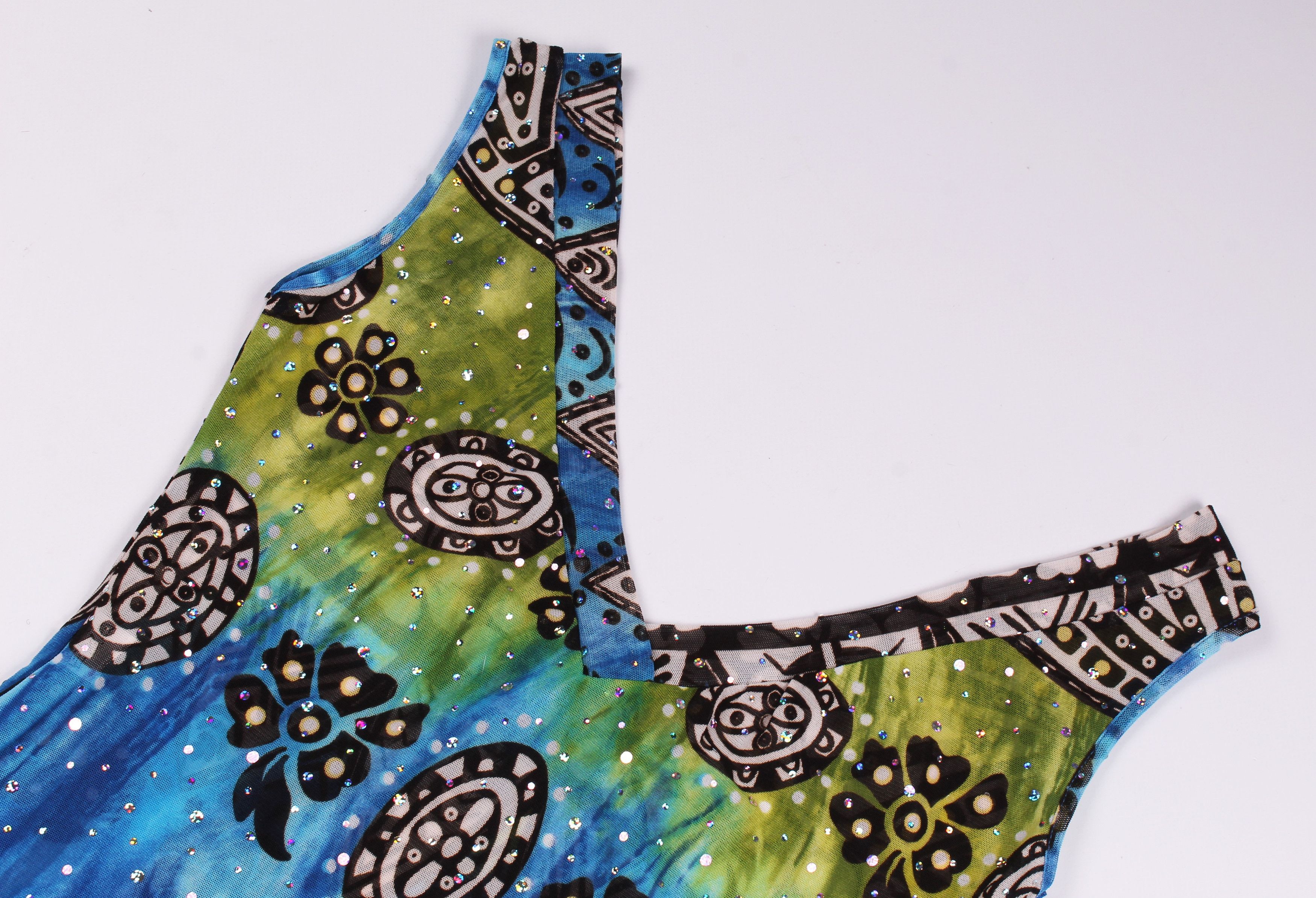 Vintage Vintage Y2K Mesh Sparkle Printed Top Size S / US 4 / IT 40 - 5 Thumbnail