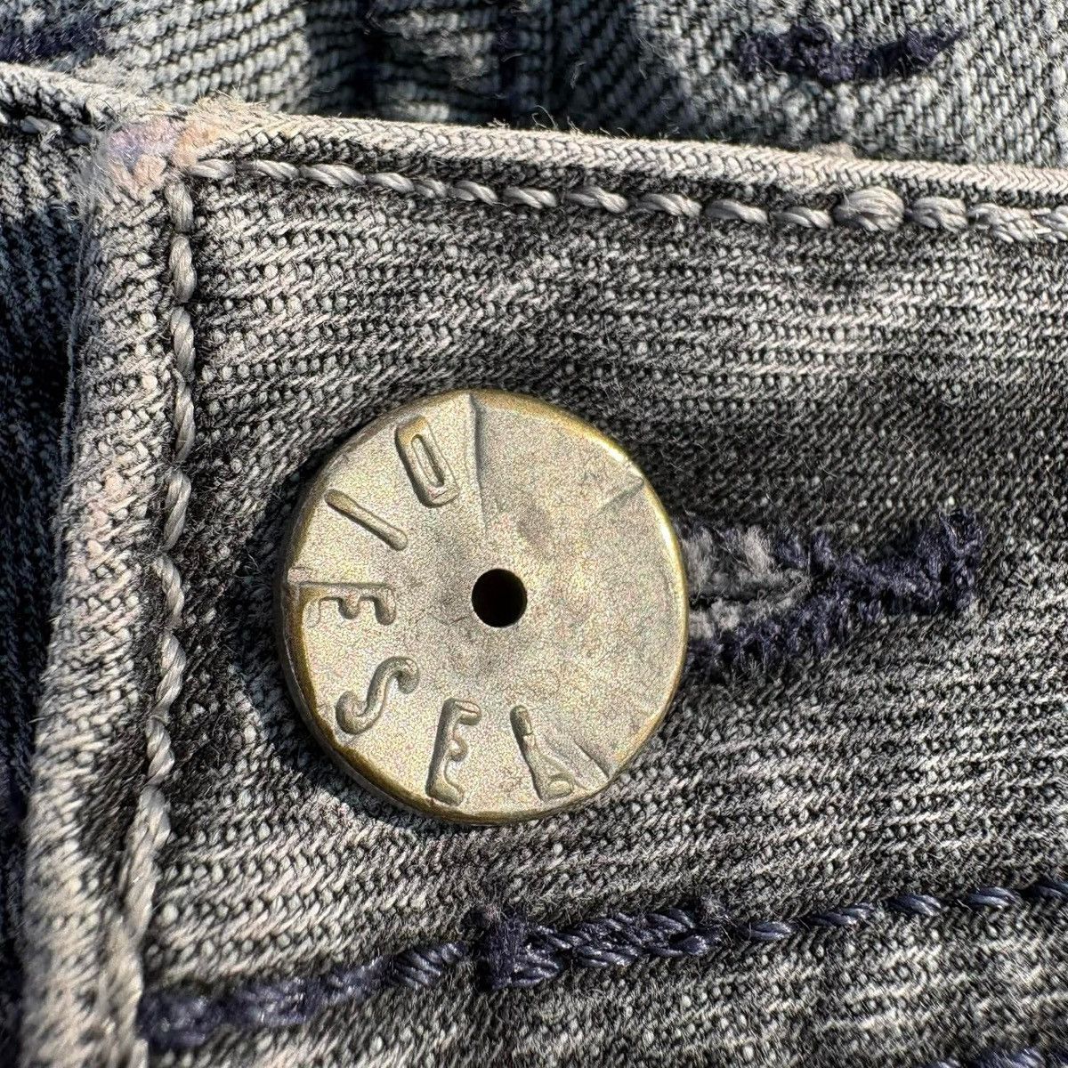 Diesel ❌SOLD❌Diesel Grey Distressed Denim Shorts Made in Italy Size US 30 / EU 46 - 5 Thumbnail