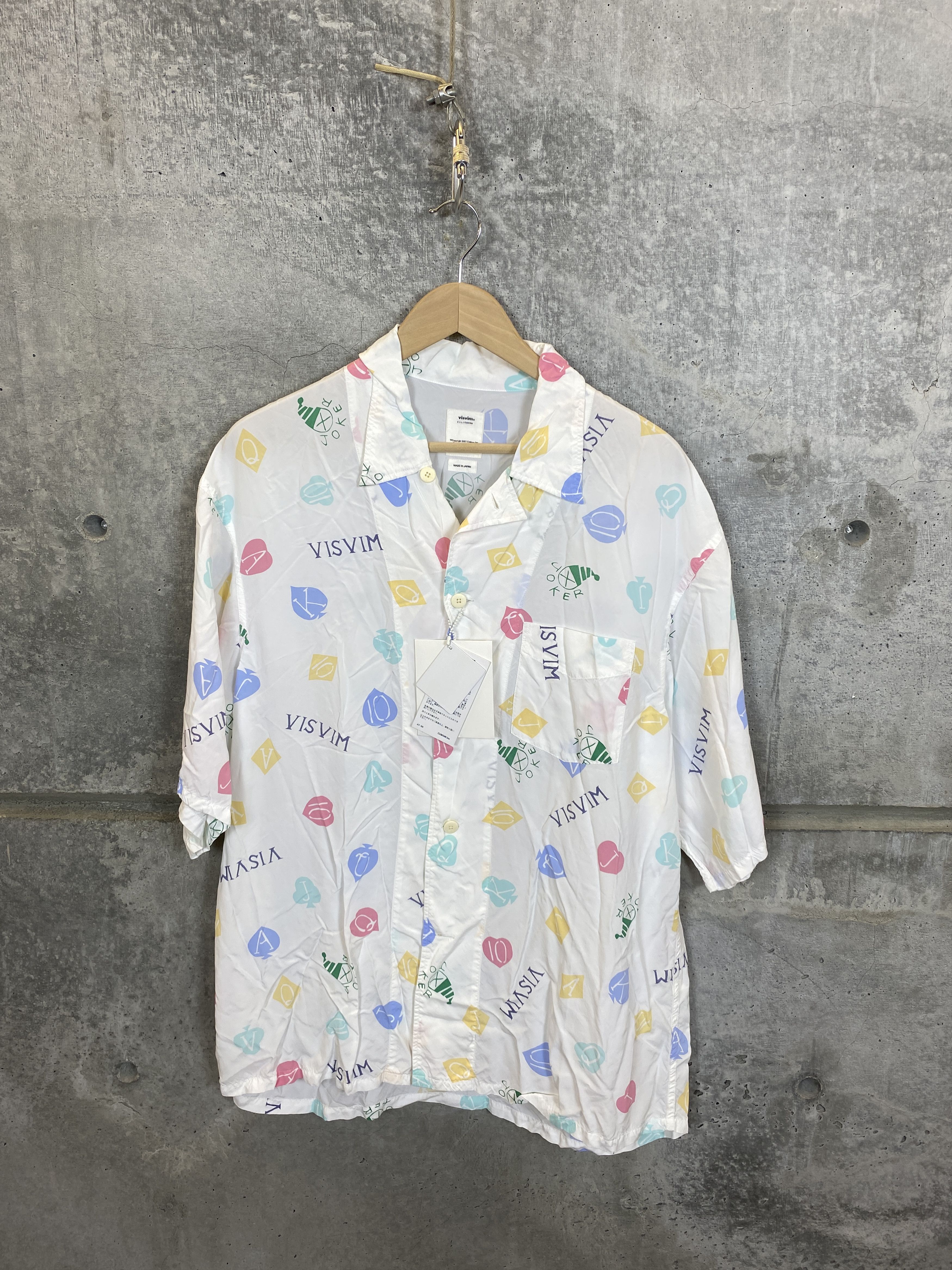 Visvim VISVIM 14SS KERCHIEF CROSS STITCH TUNIC SHIRT LINEN GREY 4