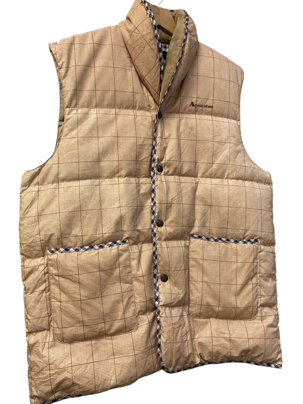 Aquascutum × Designer × Vintage Vintage Aquascutum Puffer Vest Size US L / EU 52-54 / 3 - 4 Thumbnail