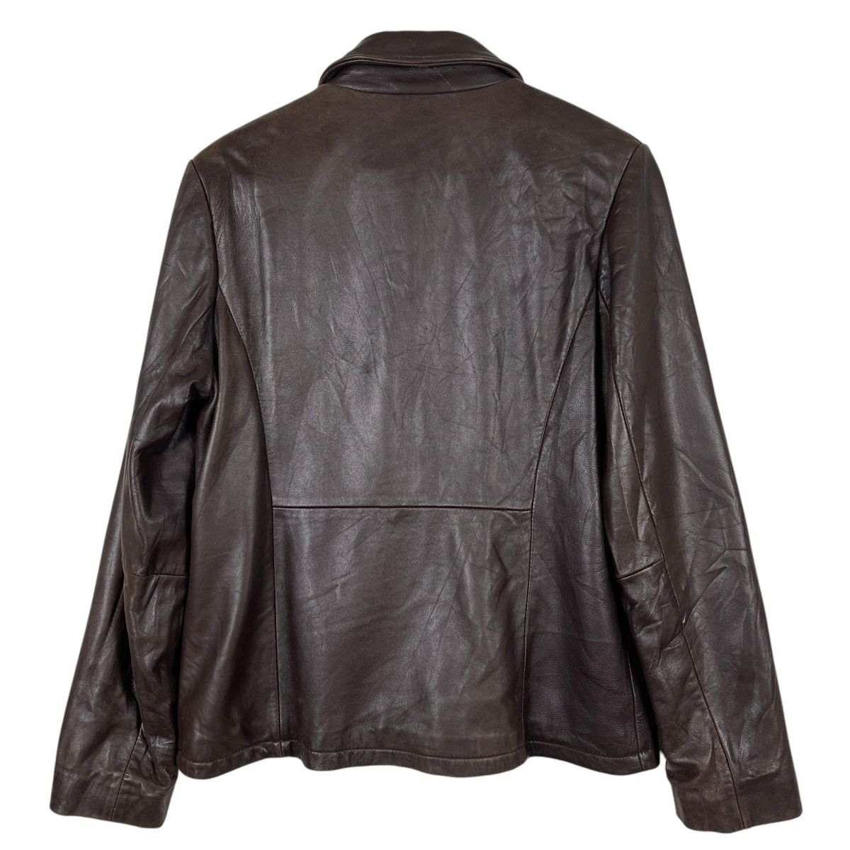 Banana Republic 🔥 RARE 80s-90s VINTAGE BANANA REPUBLIC LEATHER JACKET Size US M / EU 48-50 / 2 - 2 Thumbnail
