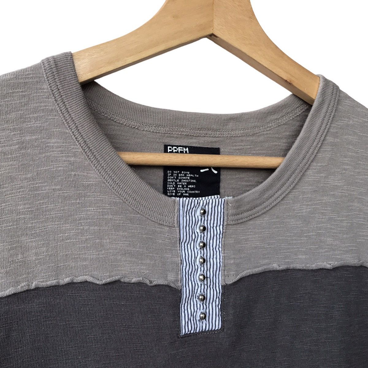 Japanese Brand × PPFM Peyton Place For Men PPFM Japan Slubby Border Ter Size US M / EU 48-50 / 2 - 5 Thumbnail