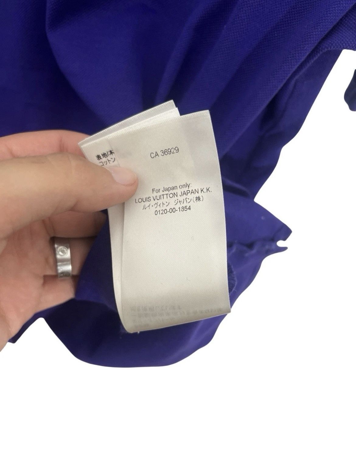 Louis Vuitton Louis Vuitton Men's Plain Purple Polo Short Sleeve Shirt Size US L / EU 52-54 / 3 - 7 Thumbnail
