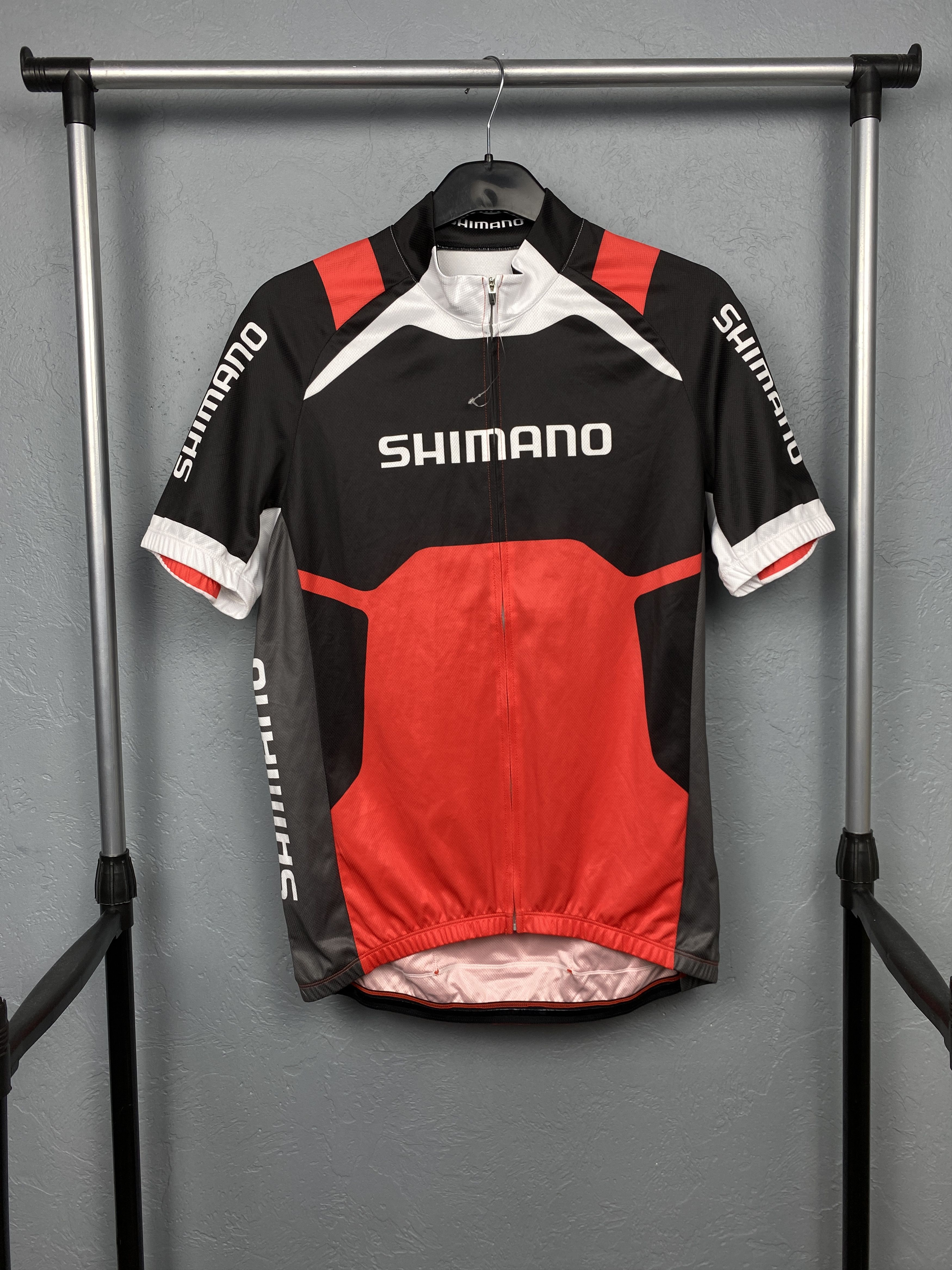 Vintage Shimano Velo Italy Bike Cycling Jersey Mens T-Shirt Size US L / EU 52-54 / 3 - 1 Thumbnail