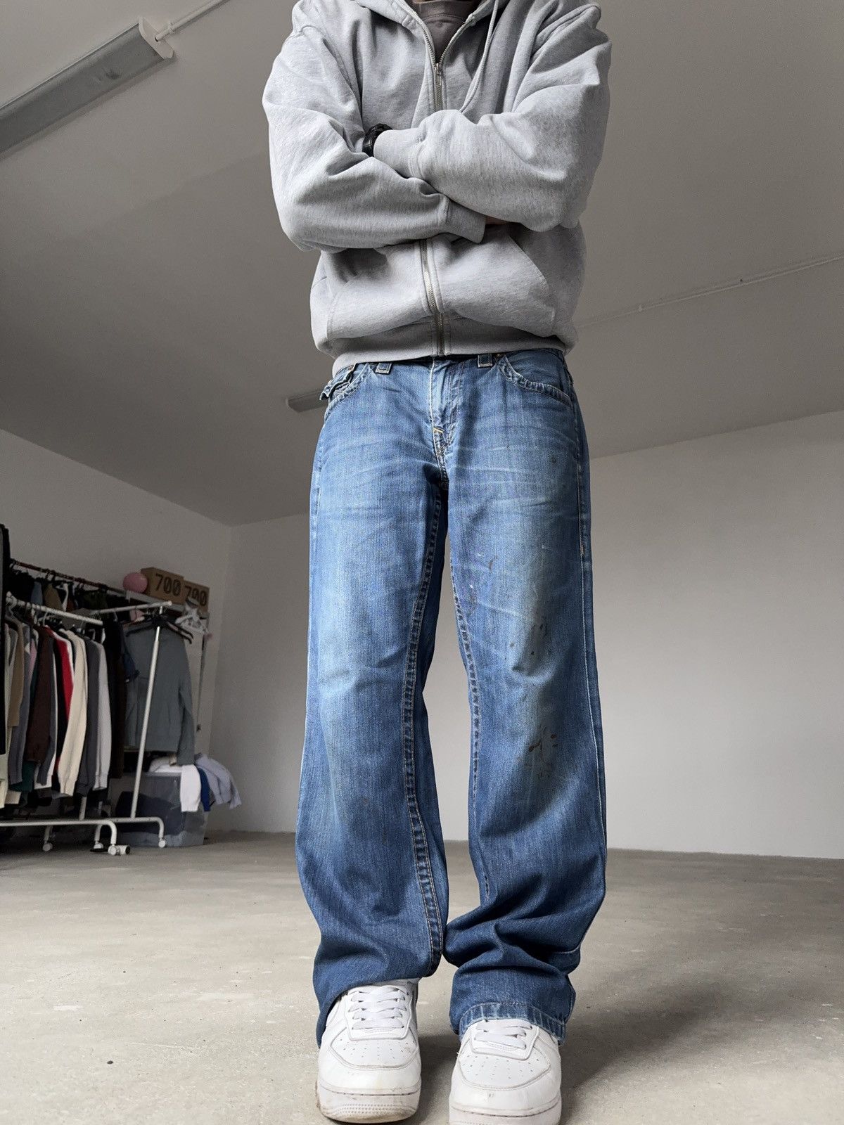 True Religion Vintage True Religion Denim Jeans Baggy Size US 34 / EU 50 - 1 Thumbnail