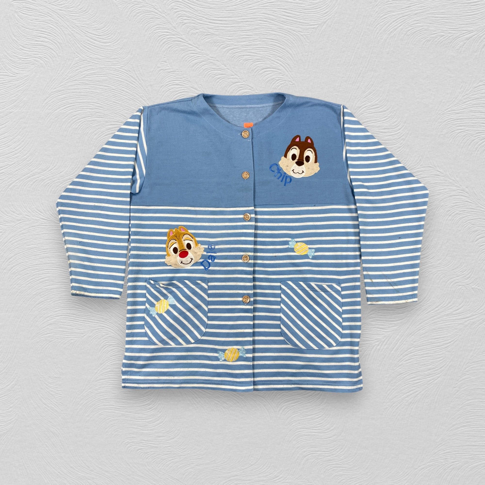 Japanese Brand Japanese Brand Chip & Dale Blue Stripe Jacket- J276 Size US L / EU 52-54 / 3 - 1 Thumbnail