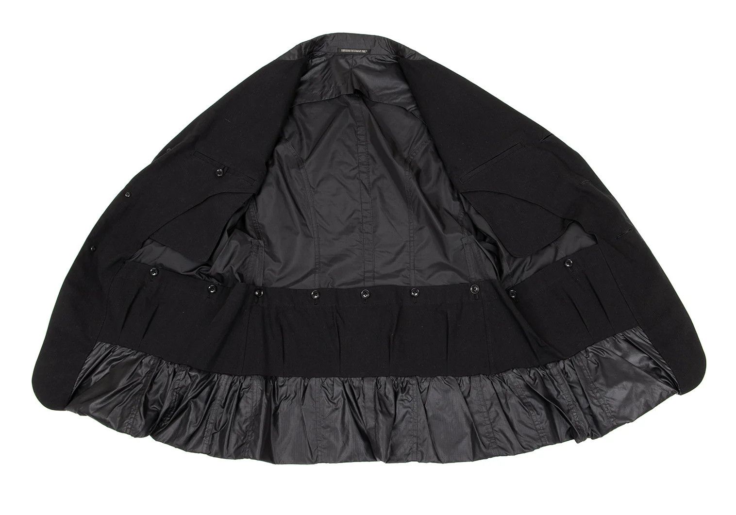 Yohji Yamamoto Yohji Yamamoto Ripstop Nylon Lapel Jacket Size US M / EU 48-50 / 2 - 12 Thumbnail