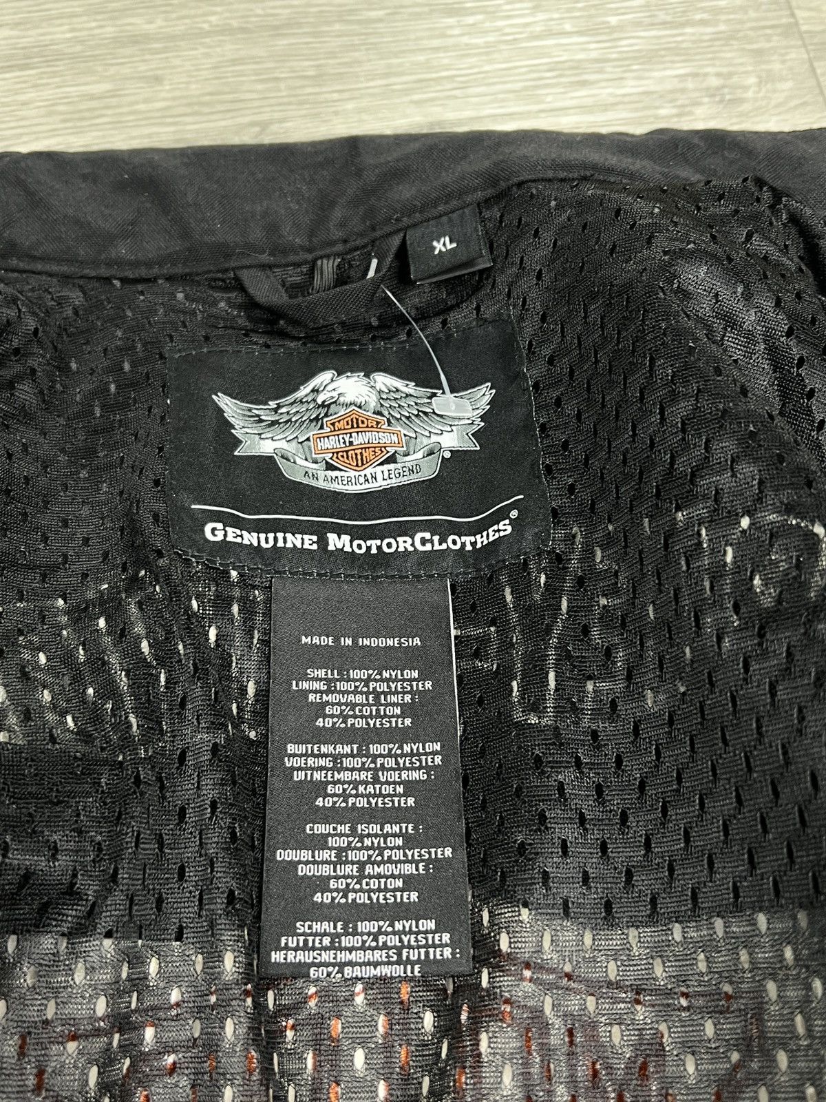Harley Davidson HARLEY DAVIDSON MOTORCYCLES XL Vented Nylon Racing Jacket Size US XL / EU 56 / 4 - 12 Thumbnail