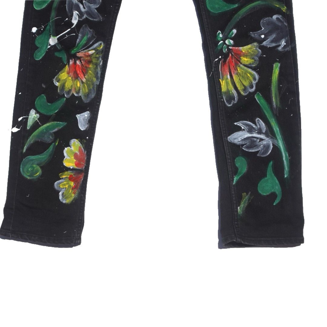 Levi's Abstract growing flower jeans Size US 32 / EU 48 - 14 Thumbnail
