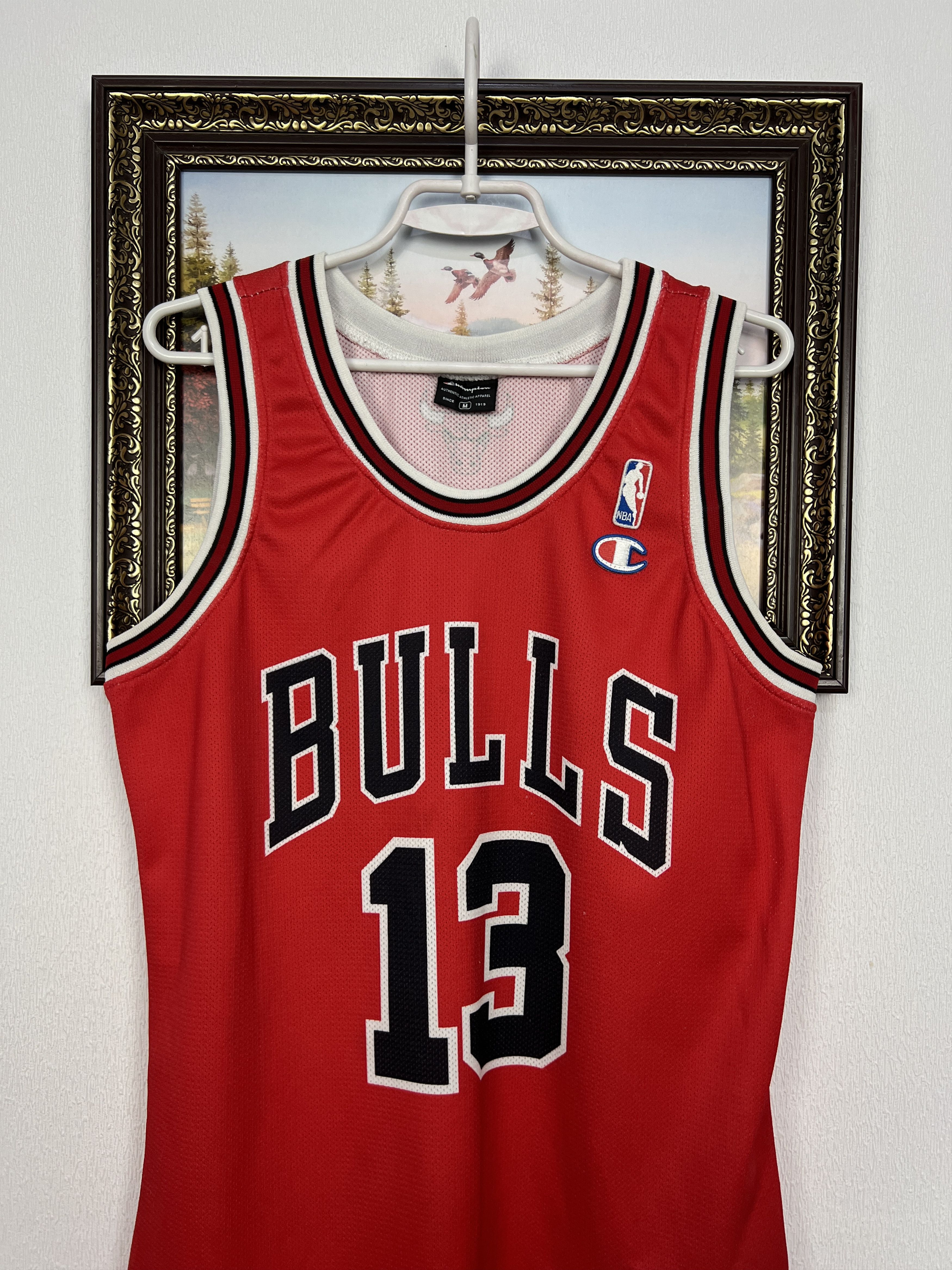Champion Vintage 90's Champion Chicago Bulls #13 Noah NBA Jersey Size US M / EU 48-50 / 2 - 2 Thumbnail