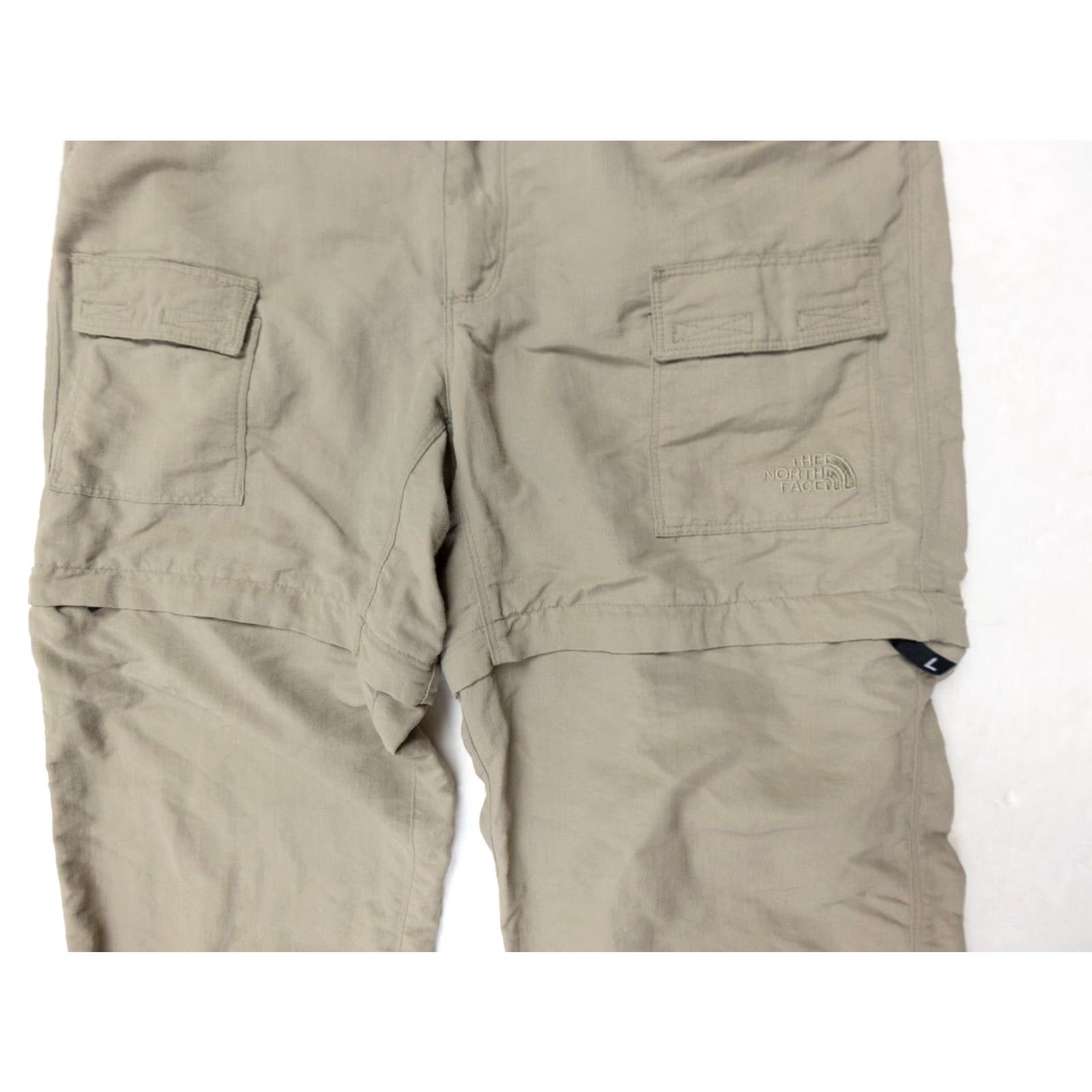 The North Face The North Face Womens Convertible Pants Cargo Nylon Beige 6 Regular Inseam 29" Outdoor Womens Size 28" / US 6 / IT 42 - 4 Thumbnail