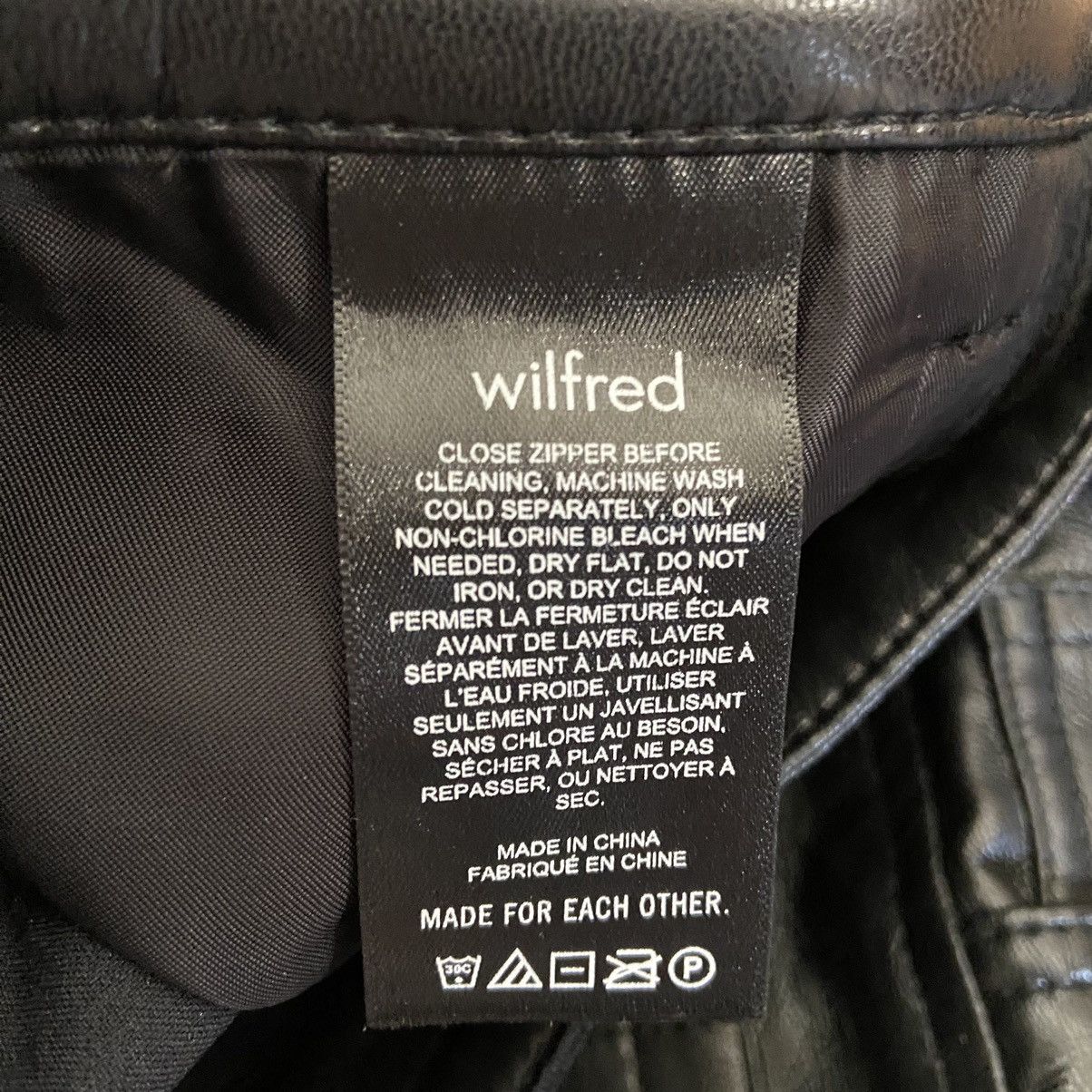 Other Wilfred Women’s Black Faux Leather Pants Size Small Size 27" / US 4 / IT 40 - 6 Thumbnail