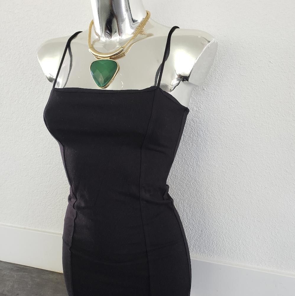 Fashion Nova Black Lined Fashion Nova Fitted Mini Size M / US 6-8 / IT 42-44 - 2 Thumbnail