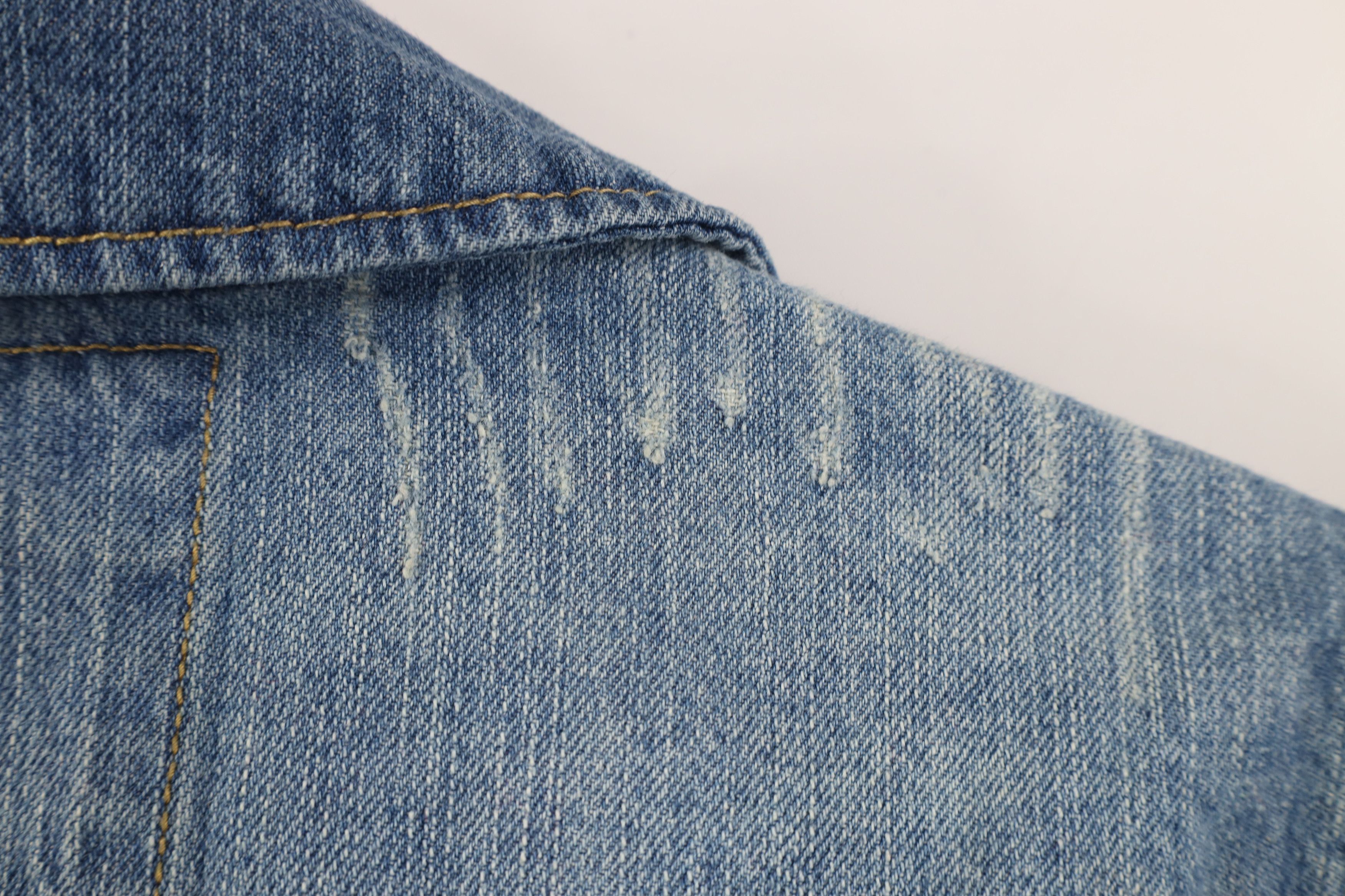 Vintage Vintage 90s Y2K MUDD Babydoll Denim Jean Trucker Jacket Blue Size L / US 10 / IT 46 - 12 Thumbnail