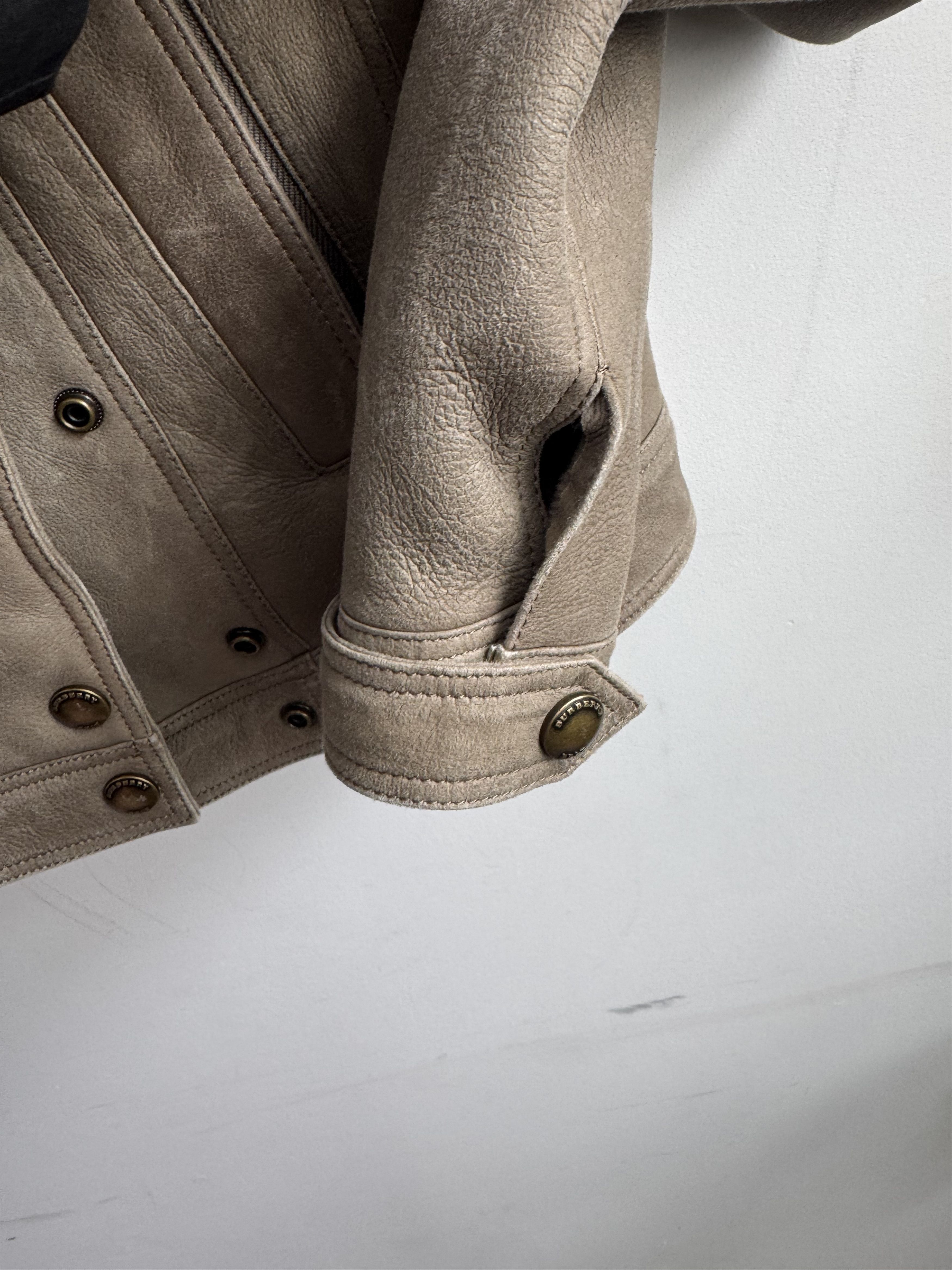 Burberry Burberry Shearling Leather Jacket Size US8 Eur 42 Size M / US 6-8 / IT 42-44 - 8 Thumbnail
