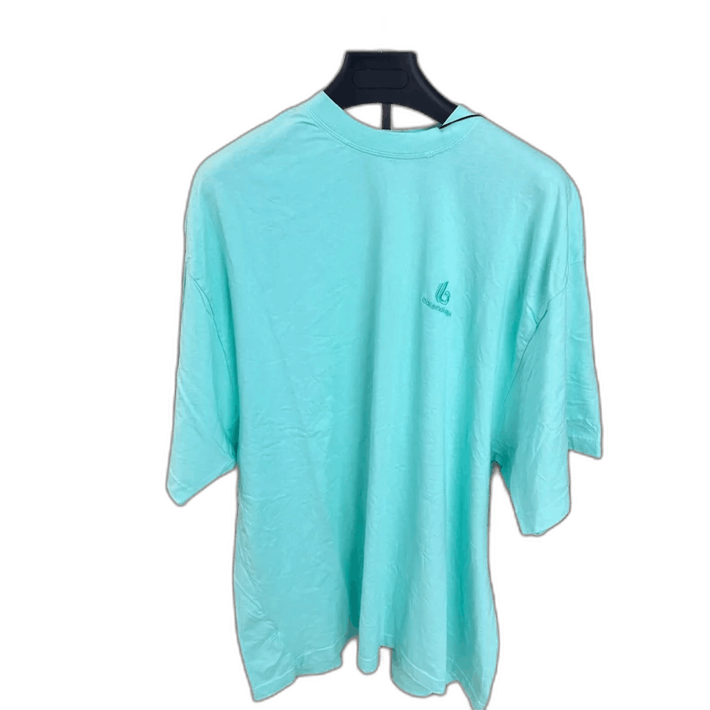 Balenciaga Balenciaga Mint Green Short Sleeve Shirt-2505 Size US S / EU 44-46 / 1 - 1 Thumbnail