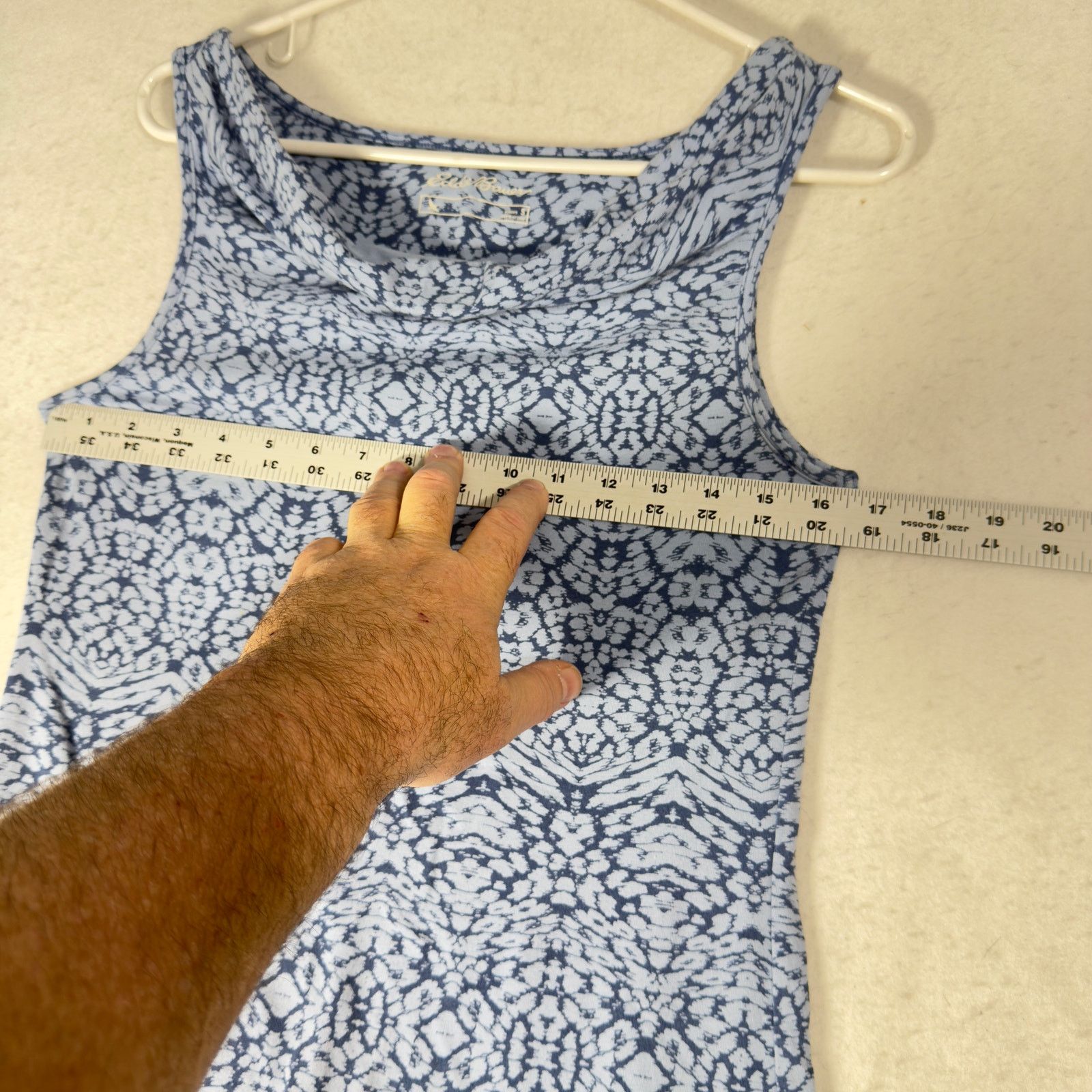 Eddie Bauer Eddie Bauer Sleeveless Sun Dress Woman Sm. Blue Batik Boho Size S / US 4 / IT 40 - 10 Thumbnail
