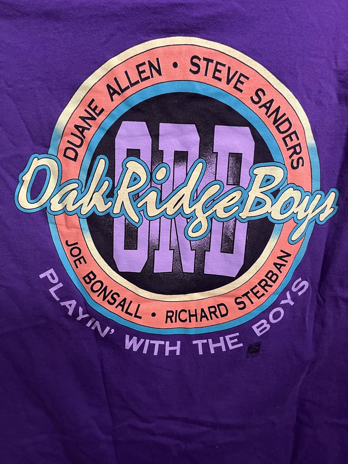 Designer Vintage Oak Ridge Boys Playin' with the Boys Tour T-shirt -L Size US L / EU 52-54 / 3 - 5 Thumbnail