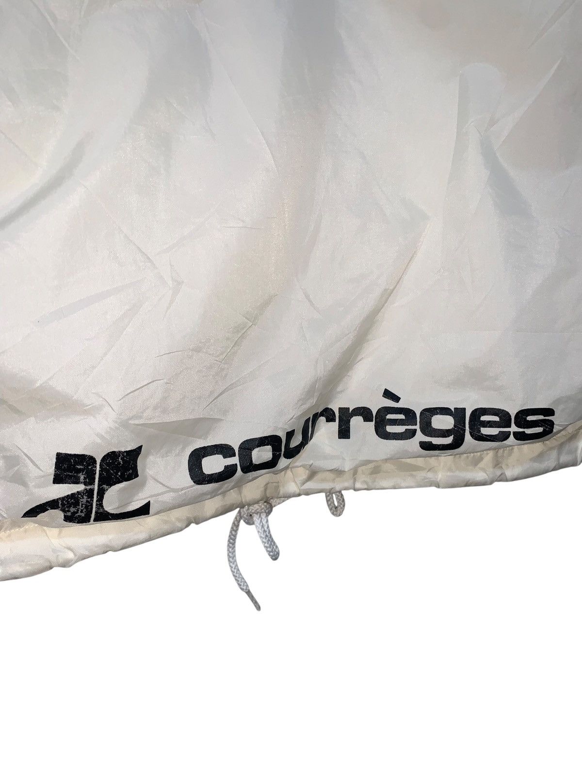 Courreges Vintage Courreges side tape logo nylon light jacket Size US M / EU 48-50 / 2 - 5 Thumbnail