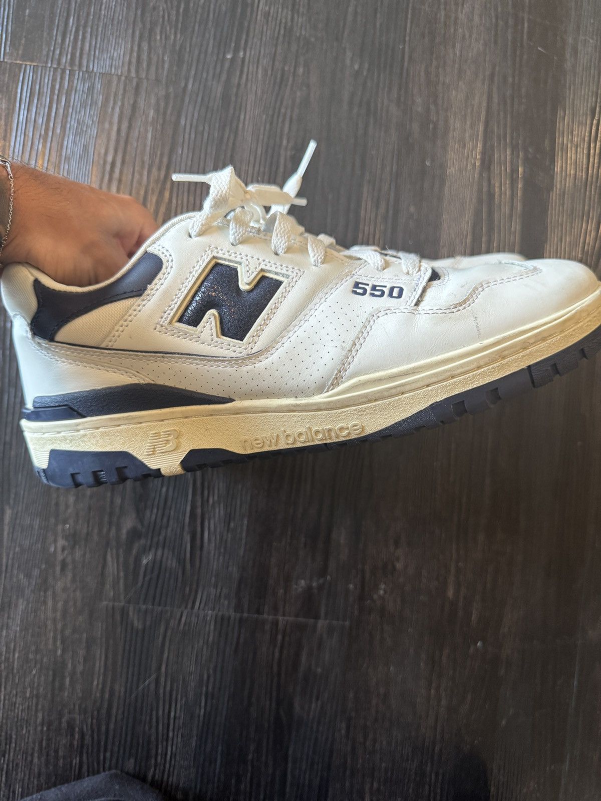 Aime Leon Dore × New Balance aime leon dore new balance 550 in navy mens us size 11 Size US 11 / EU 44 - 4 Thumbnail