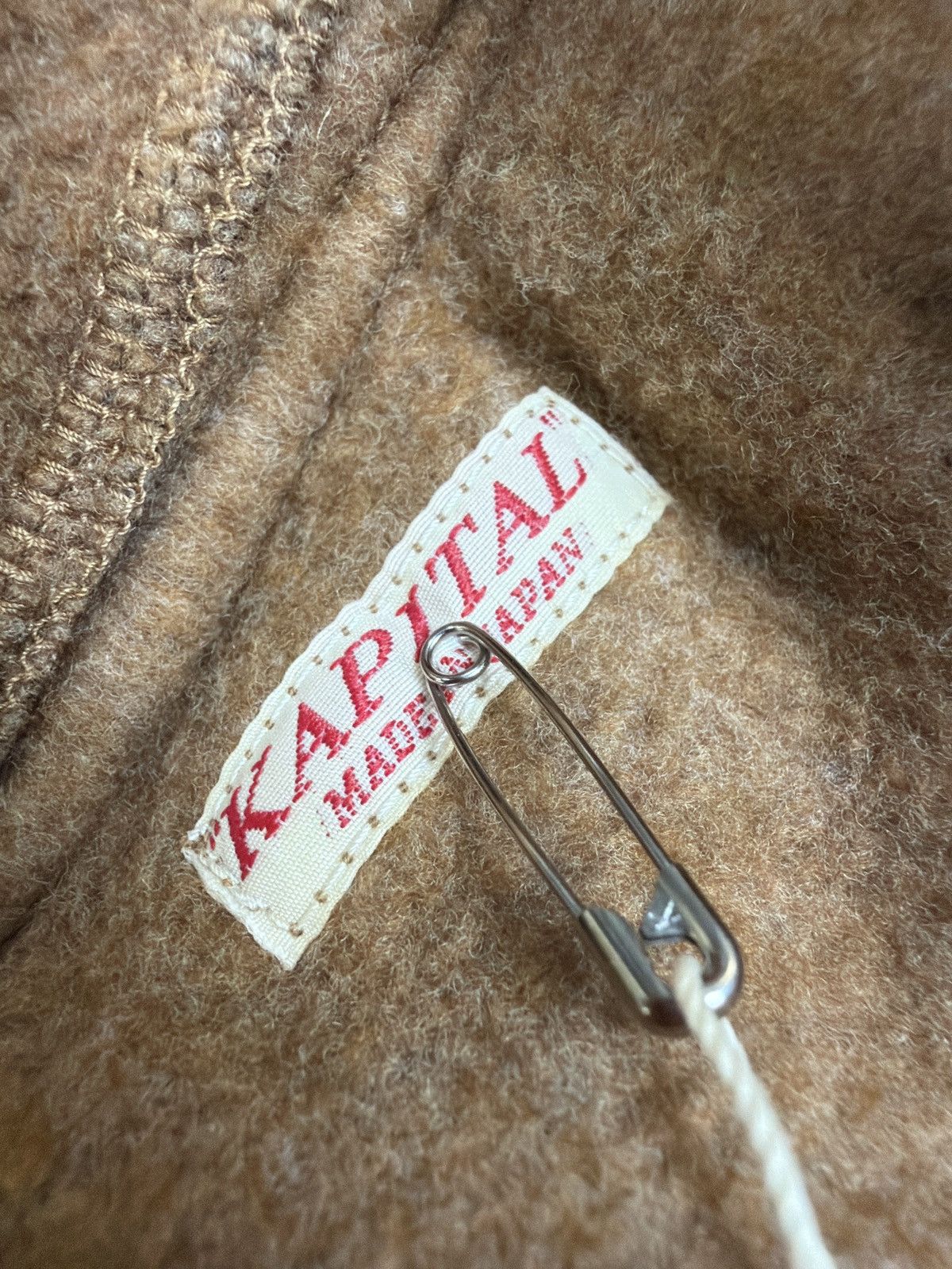 Kapital Kapital scarf hooded sweatshirt brown Size US L / EU 52-54 / 3 - 5 Thumbnail