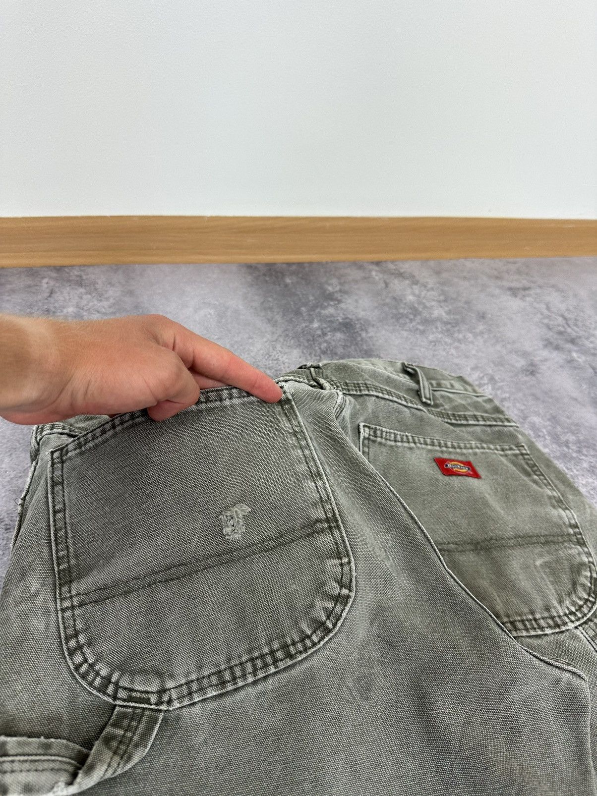 Dickies Vintage 90s Dickies Carpenter Baggy Opium Faded Work Pants Size US 34 / EU 50 - 7 Thumbnail