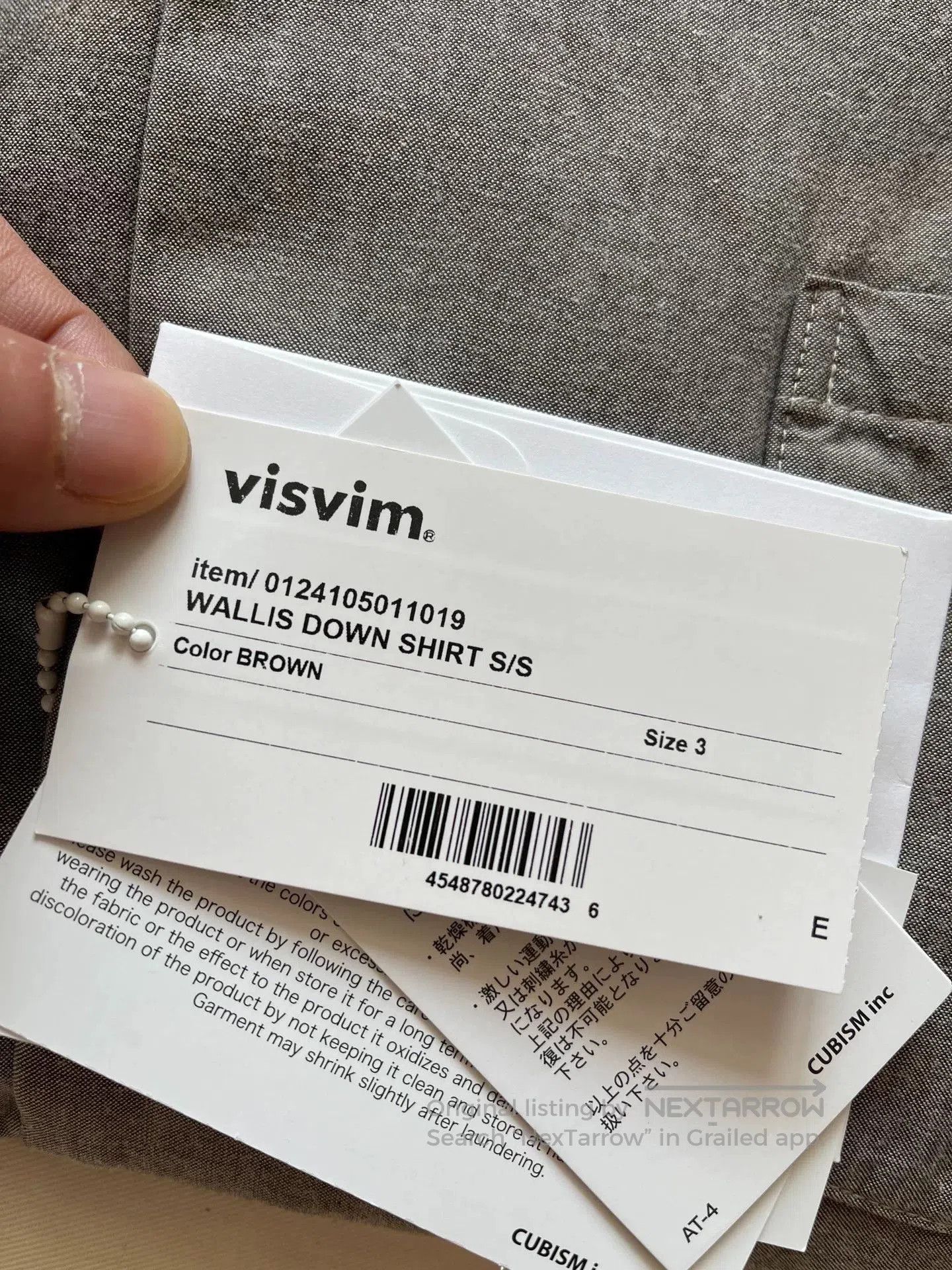 Visvim VISVIM 24ss WALLIS DOWN SHIRT. Size US L / EU 52-54 / 3 - 7 Thumbnail