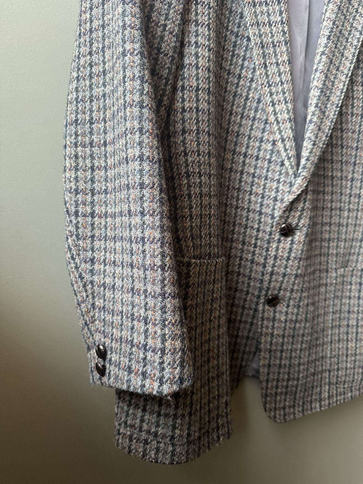 Harris Tweed Vintage Harris Tweed Wool West Germany Blazer Size 44R - 3 Thumbnail