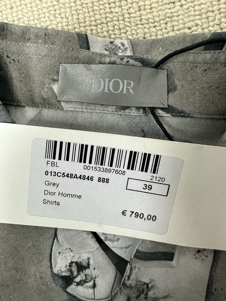 Dior Dior Letter print lapel single-breasted short-sleeved shir Size US XXS / EU 40 - 4 Thumbnail