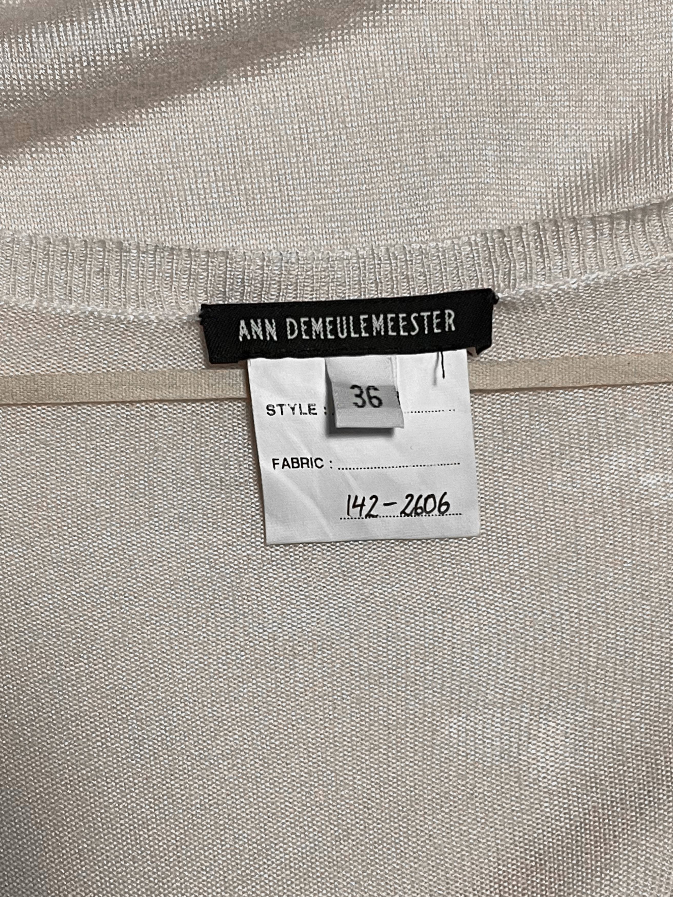 Ann Demeulemeester 2000's Cut-Out Distressed Oversize Pink Sweater Size M / US 6-8 / IT 42-44 - 8 Thumbnail