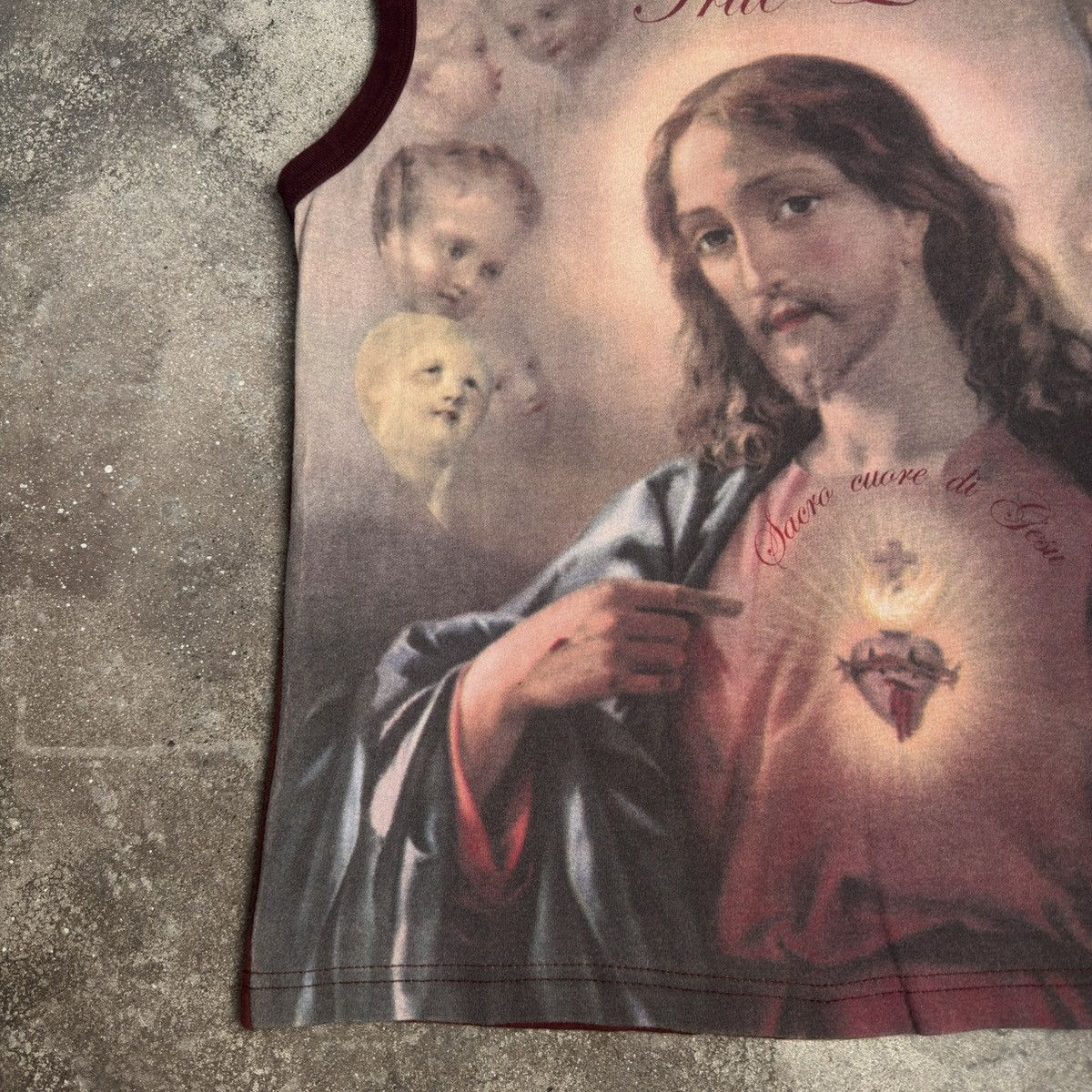 Vintage Vive Maria Vintage Jesus Printed Tank Top Size L / US 10 / IT 46 - 7 Thumbnail