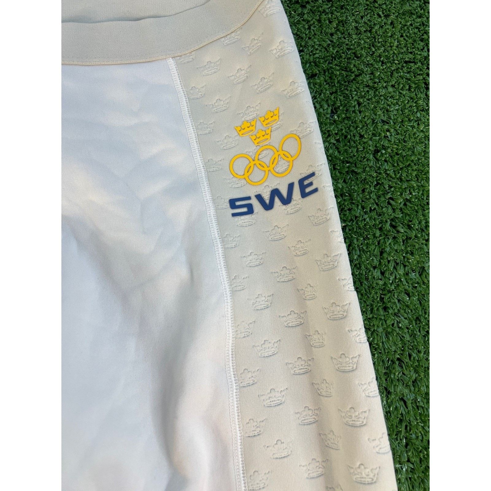 H&M H&M Sweden Olympics Team White Track Sweat Pants Men's M Size US 34 / EU 50 - 2 Thumbnail