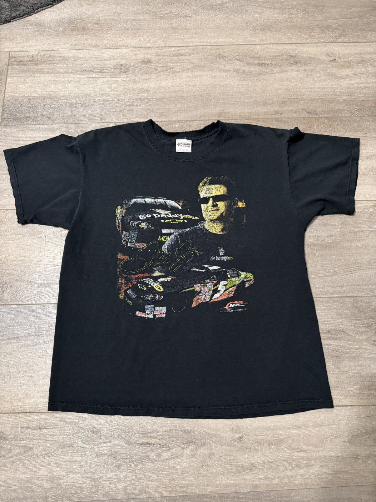 Vintage Vintage 90s Race T-Shirt Size US XL / EU 56 / 4 - 1 Thumbnail