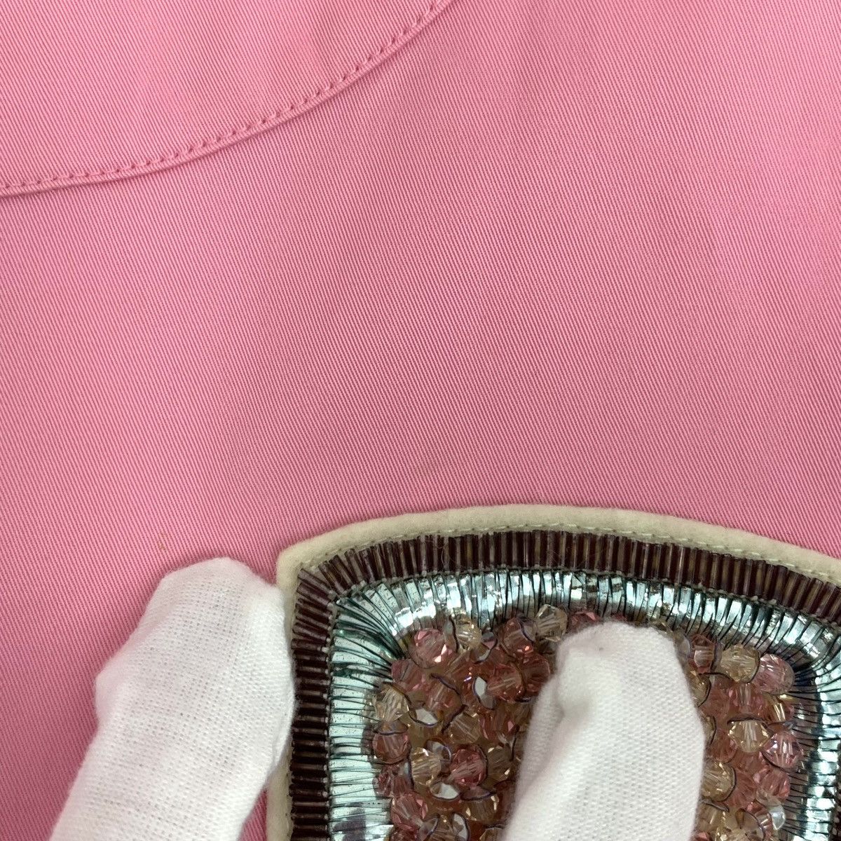 Dior Dior Pink Cotton Dress Size S / US 4 / IT 40 - 6 Thumbnail