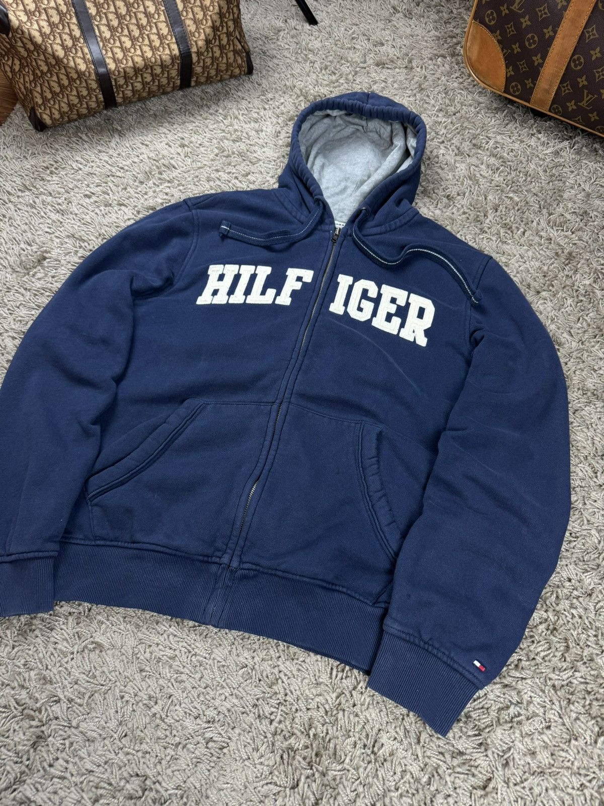 Tommy Hilfiger ZIP hoodie Tommy Hilfiger original streetwear casual item Size US M / EU 48-50 / 2 - 2 Thumbnail