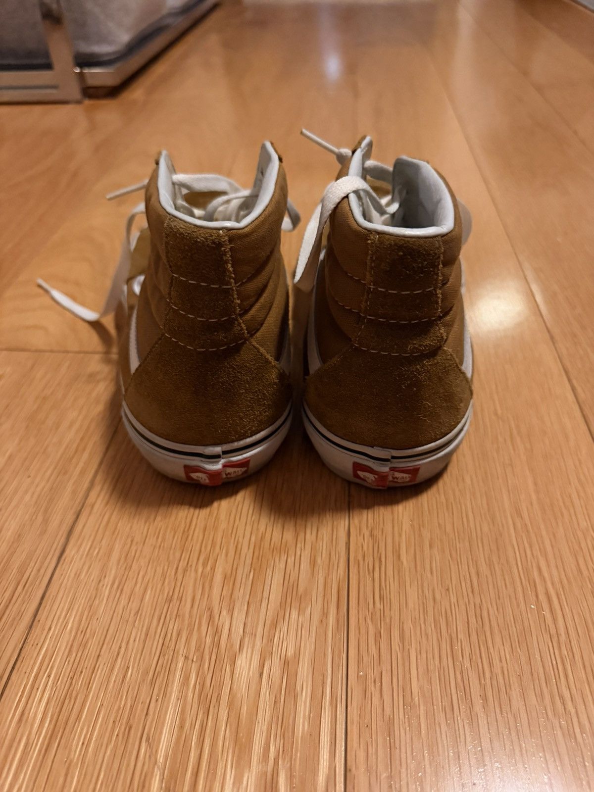 Vans Mustard high top leather VANS Size US 9.5 / EU 42-43 - 3 Thumbnail