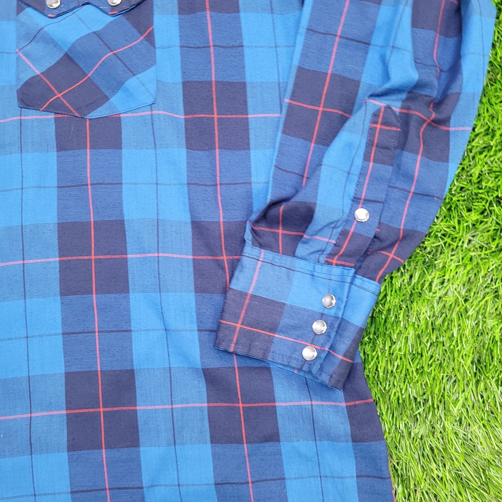 Other VTG DEE-CEE Western Plaid Pearl Snap Shirt XL/2XL 17.5 / 34 Size US XL / EU 56 / 4 - 10 Thumbnail