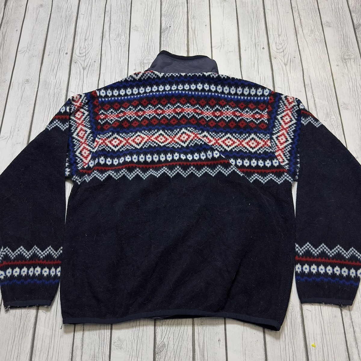 Polo Ralph Lauren × Vintage Vintage Polo fleece sweatshirt Size US L / EU 52-54 / 3 - 2 Thumbnail
