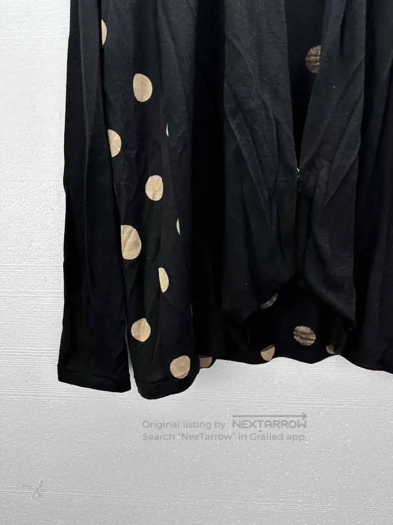Yohji Yamamoto Yohji Yamamoto Polka Dot Cowl Neck Knit Cardigan Size M / US 6-8 / IT 42-44 - 3 Thumbnail