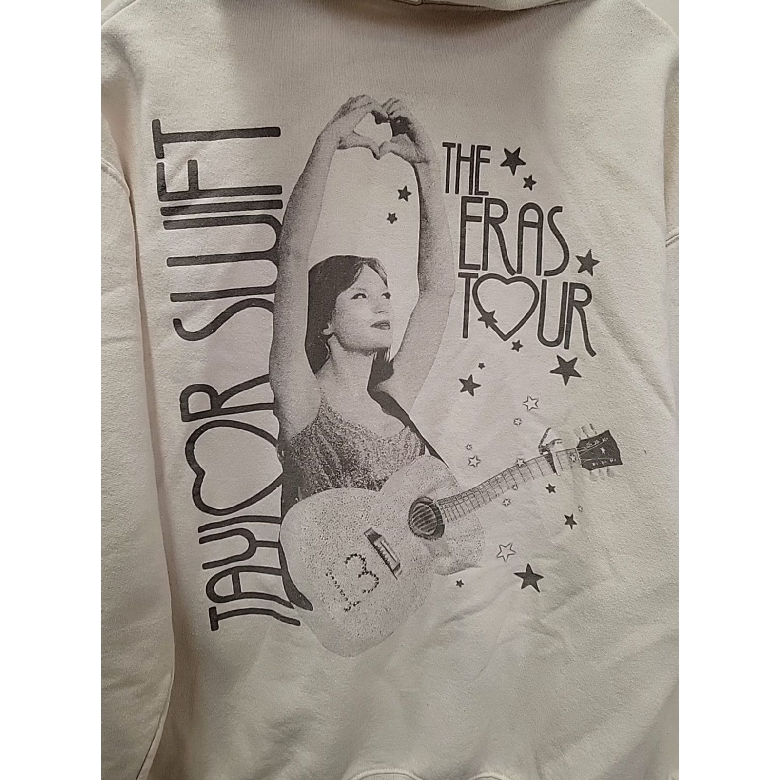 Vintage Taylor Swift The Eras Tour Official Merch Hoodie Sweatshirt Hooded Pullover Beige L Women Graphic Print Pockets Logo Vintage: No Size L / US 10 / IT 46 - 7 Thumbnail