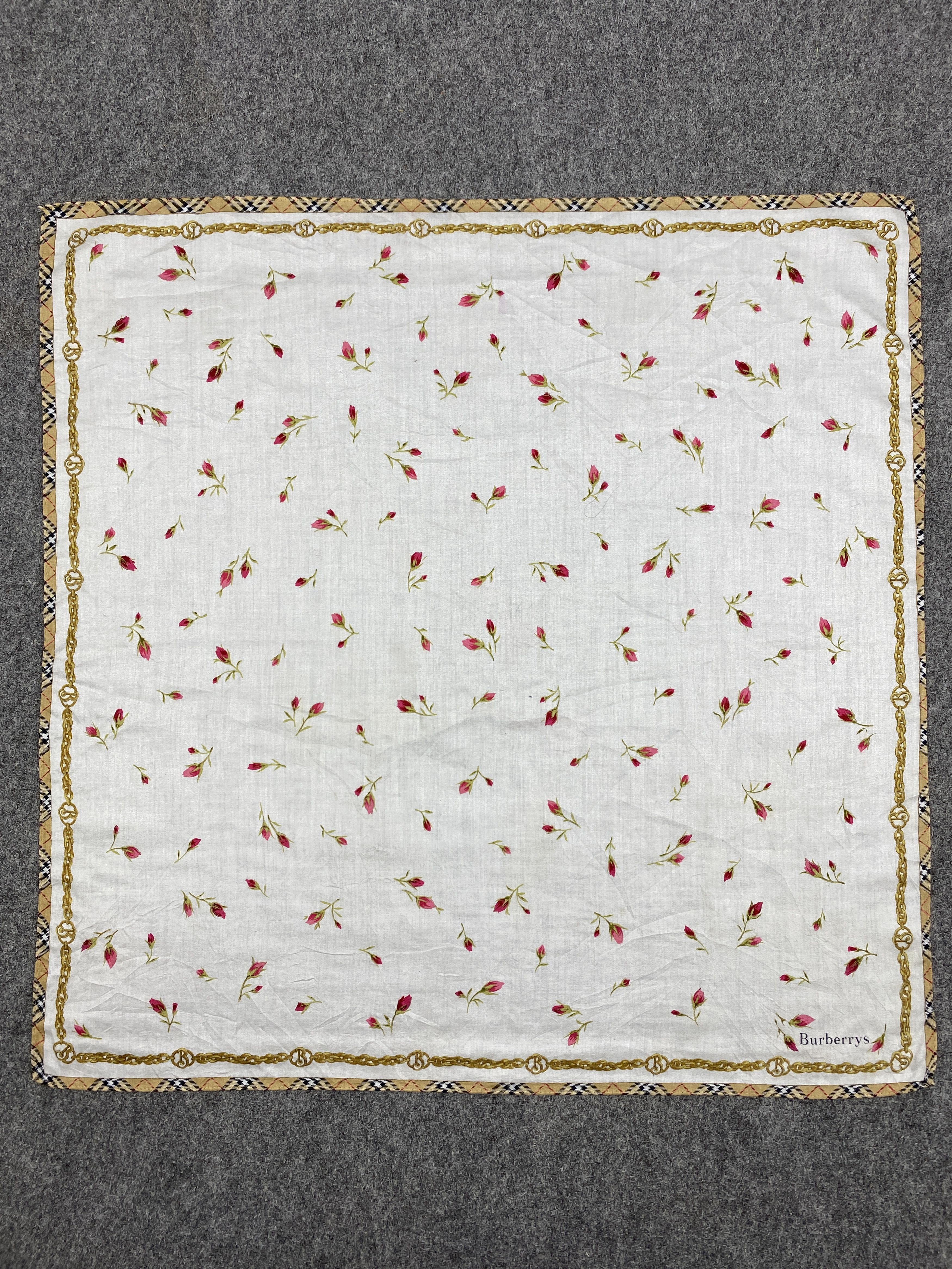 Burberry Burberrys Handkerchief / Bandana / Neckerchief HKC0246 Size ONE SIZE - 4 Thumbnail